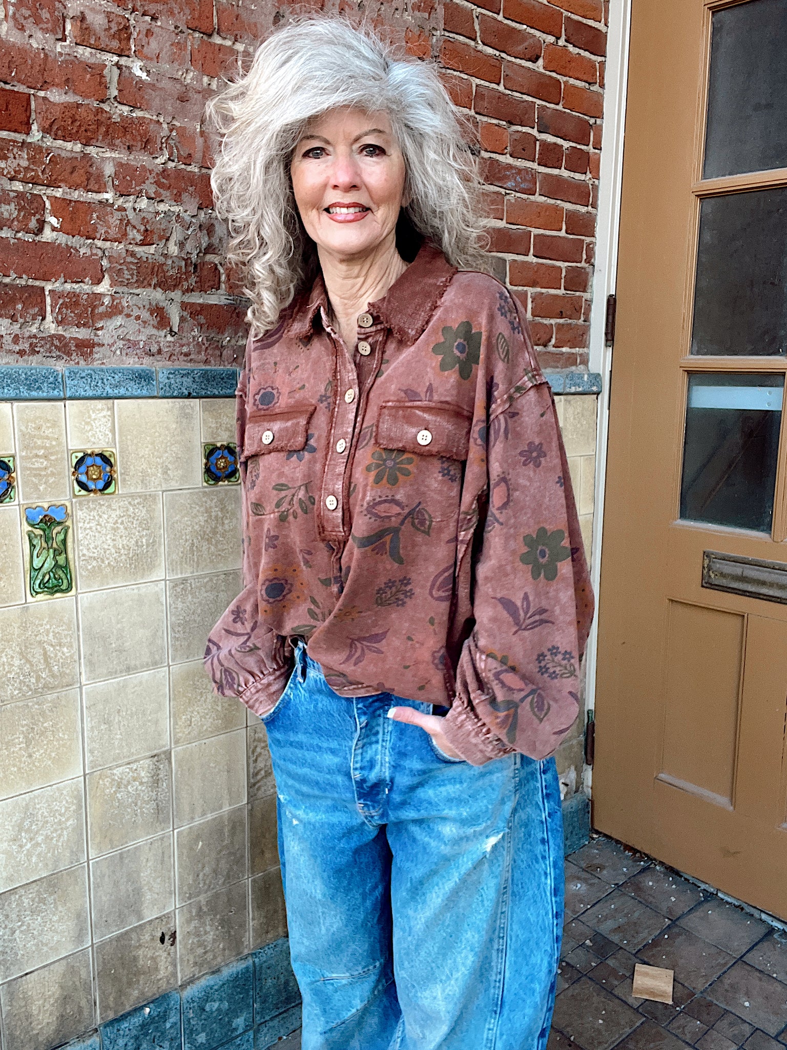 Flower Power Pullover