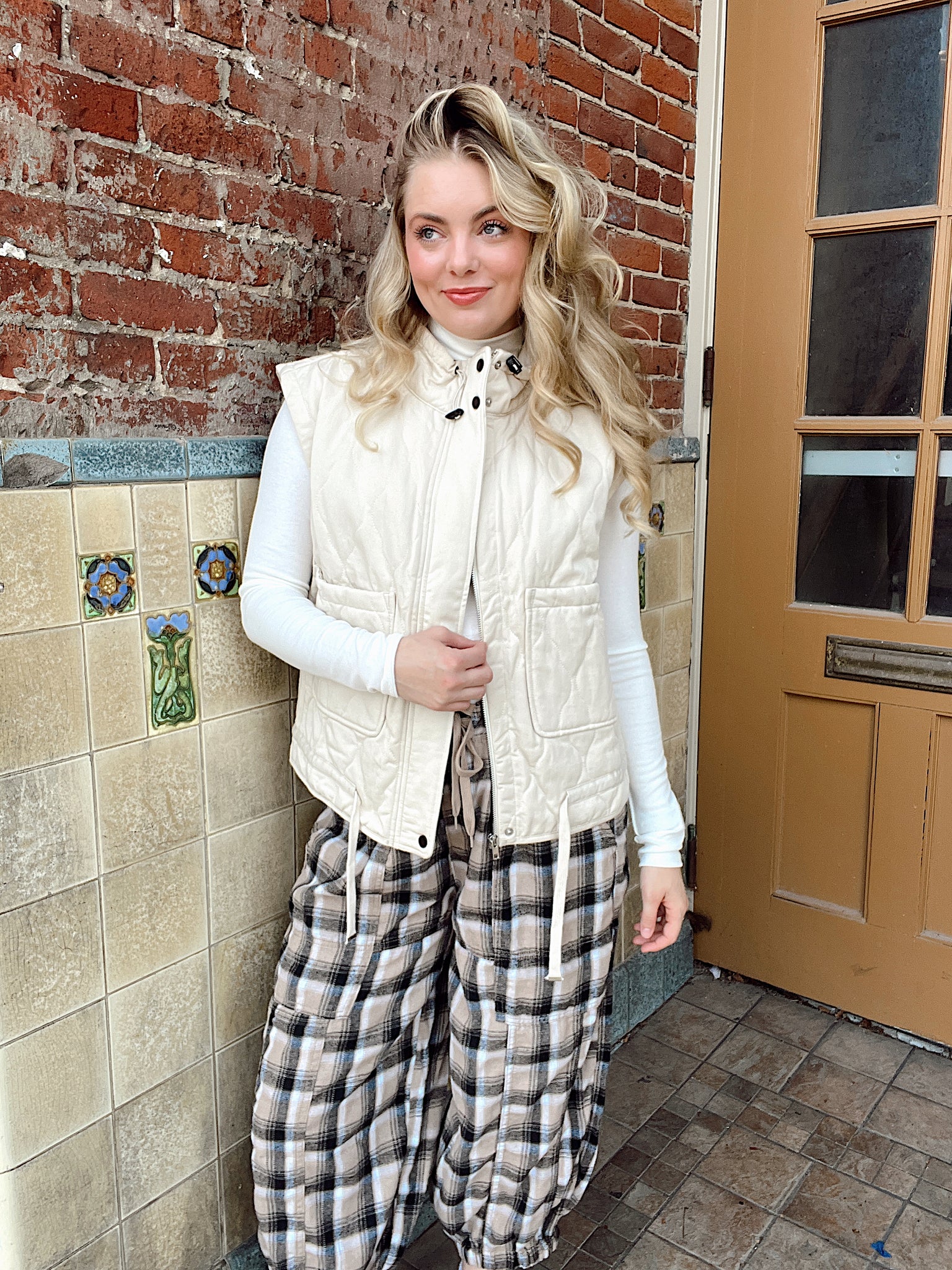 Marshmallow Stroll Vest Cream
