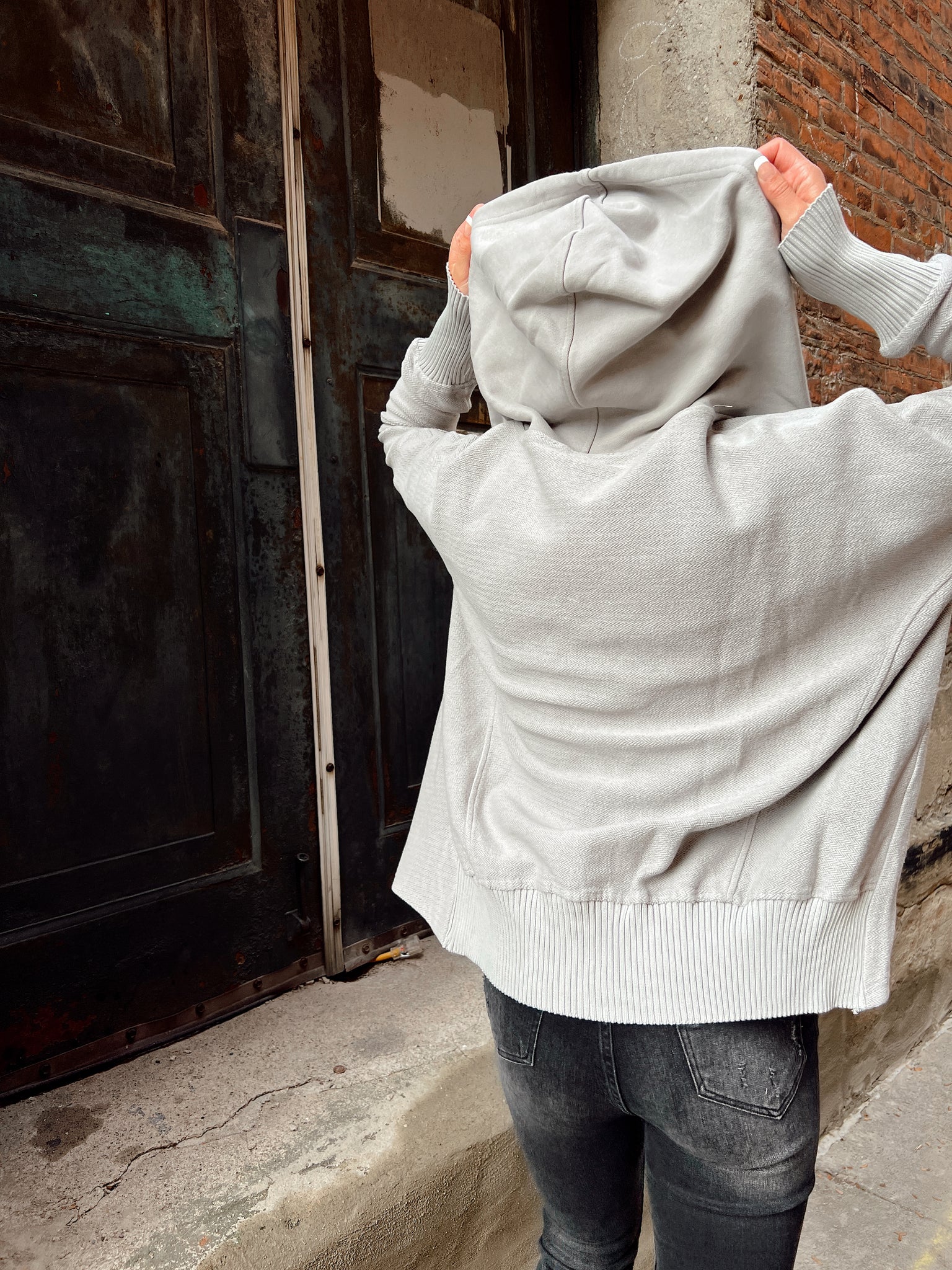 Dream Bound Graphite Hooded Zip Up
