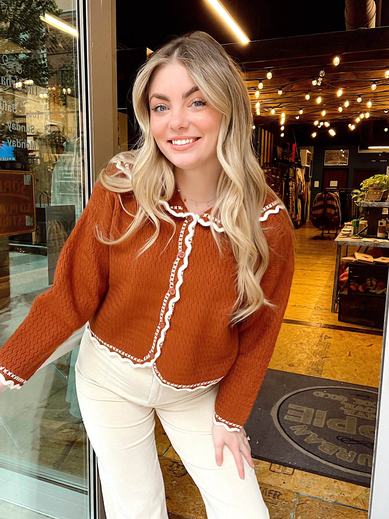 Gingerbread Dreams Sweater Brown