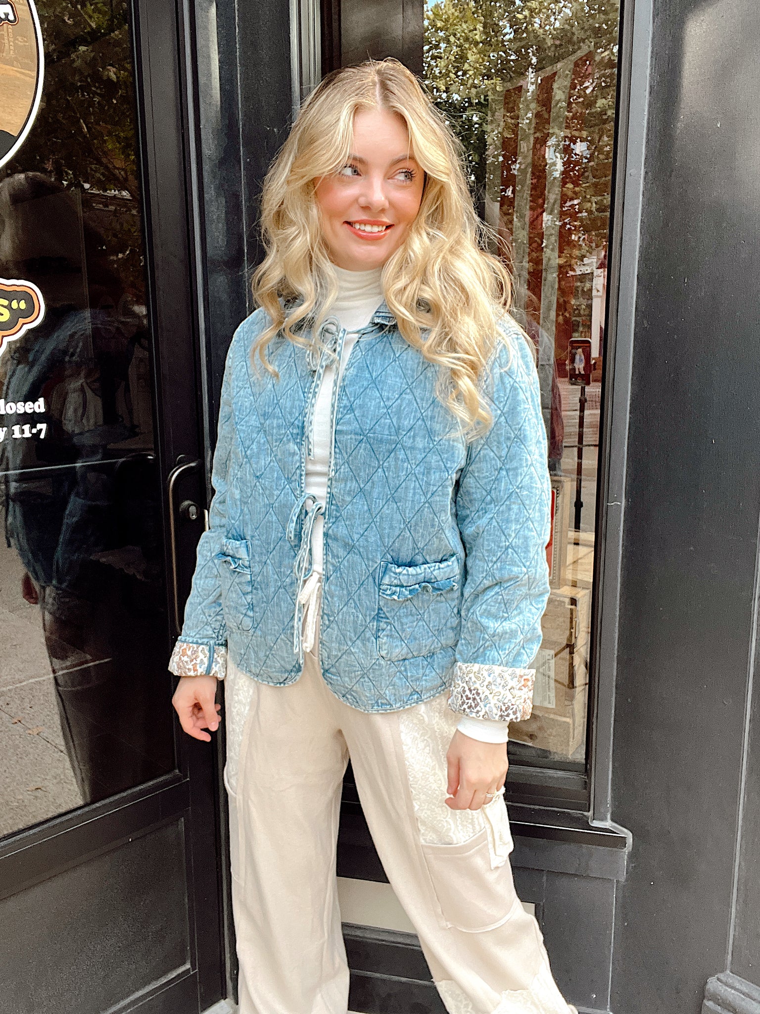 Blue Sky Quilted Jacket