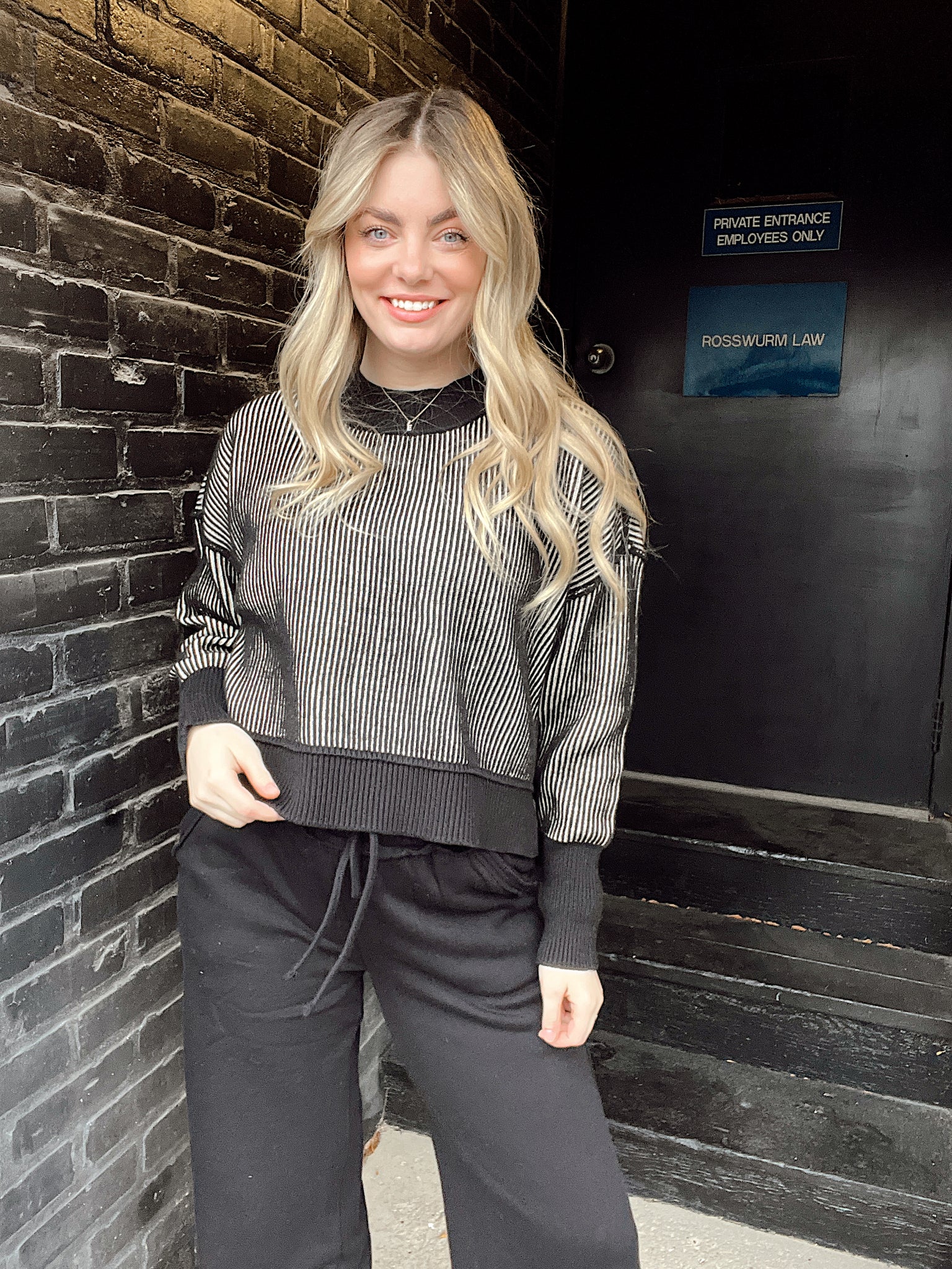 Toasty Threads Sweater Black