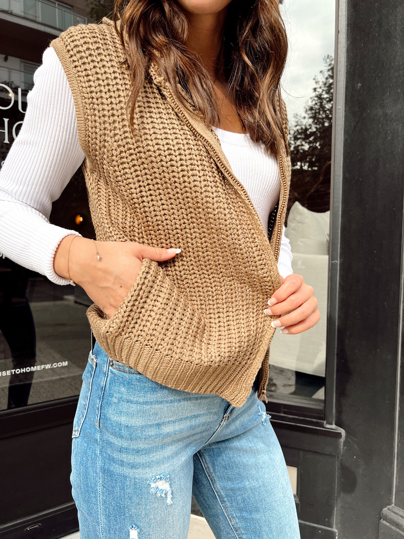 Love Like This Mocha Sweater Vest