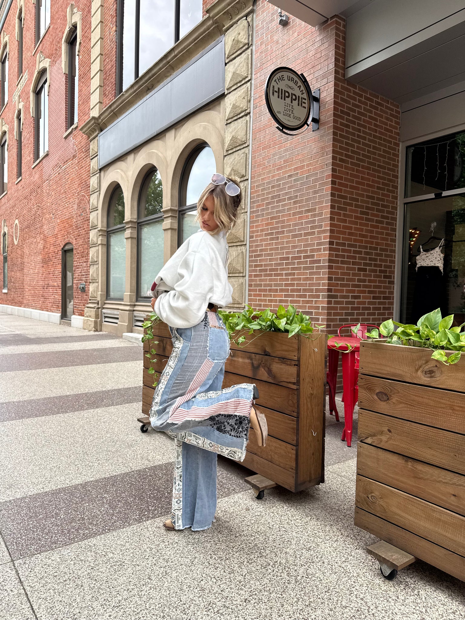 Free Spirit Denim Patchwork Jeans