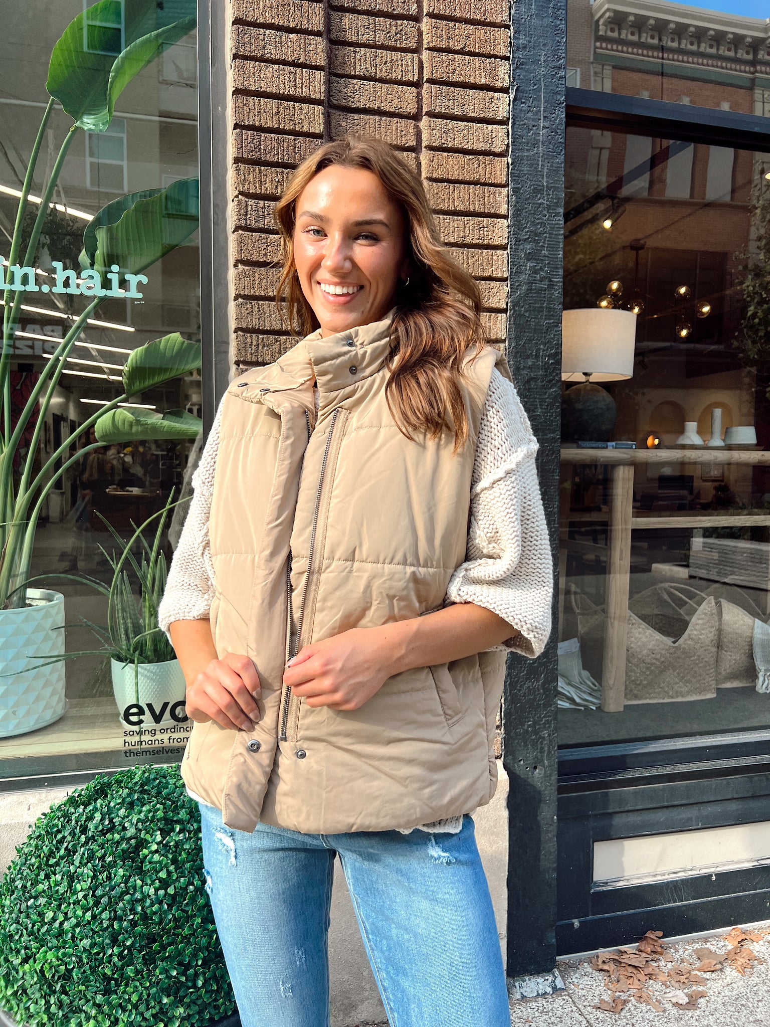 Fairmount Mocha Puffer Vest