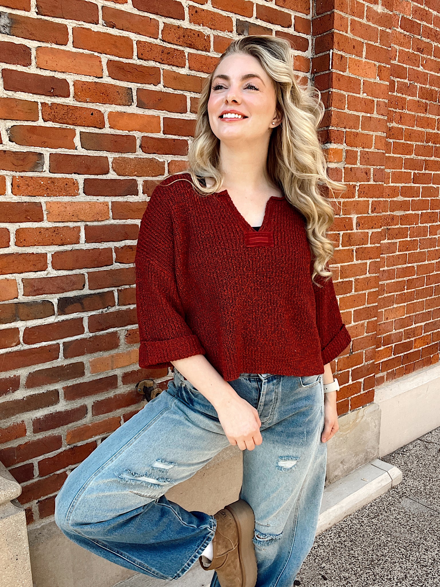 My Fav Rust Sweater