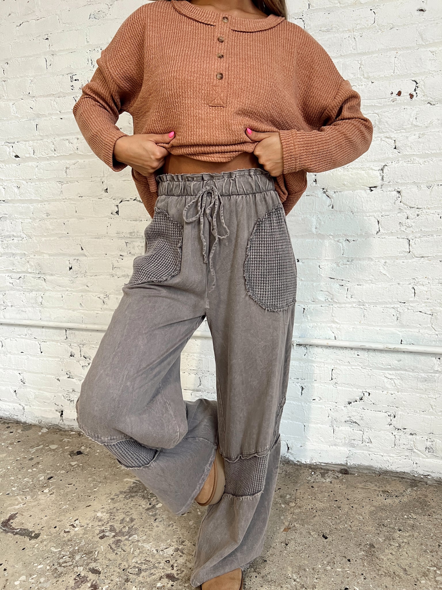 So Charming Charcoal Pants