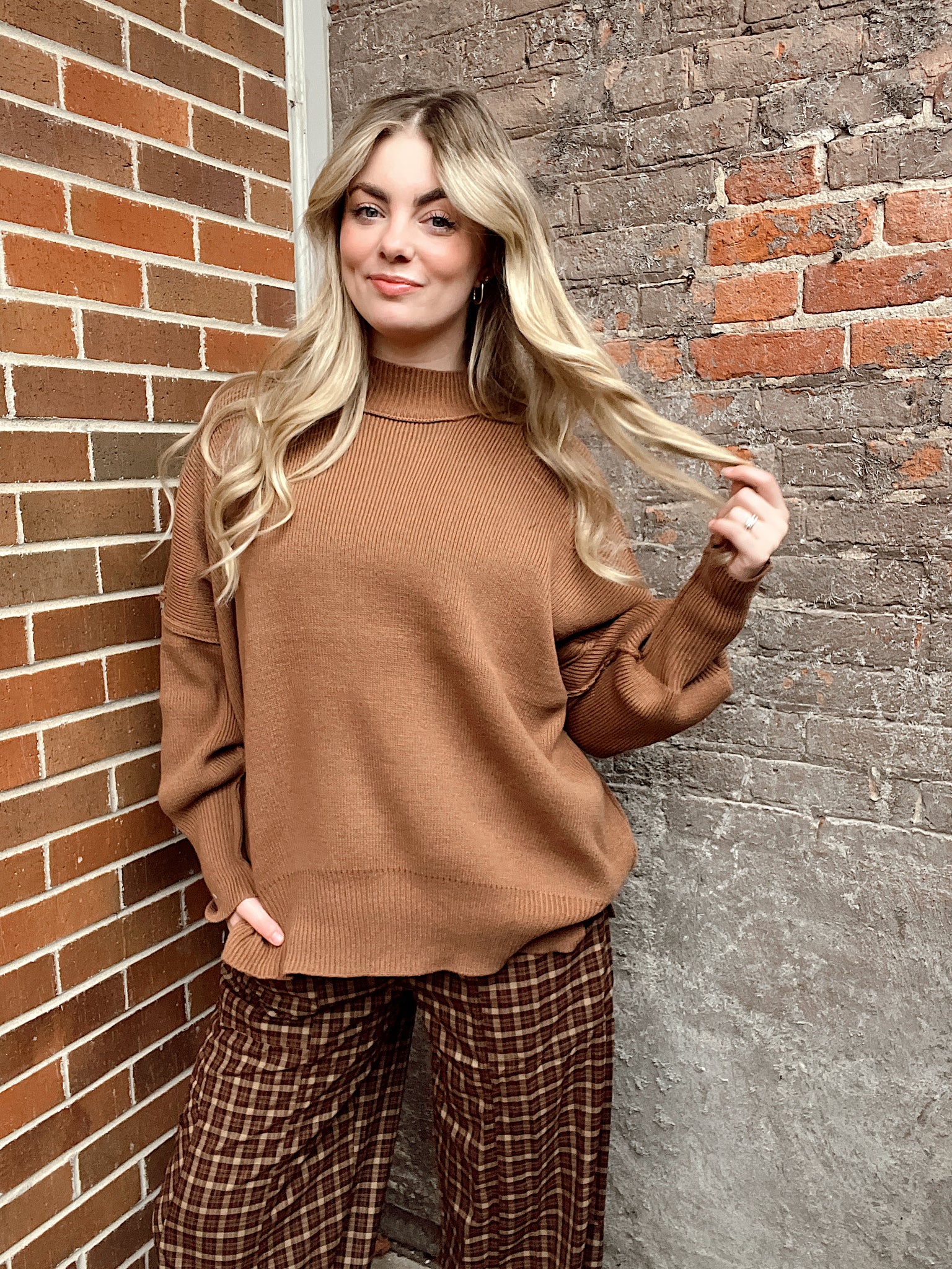 Night In Sweater Deep Camel