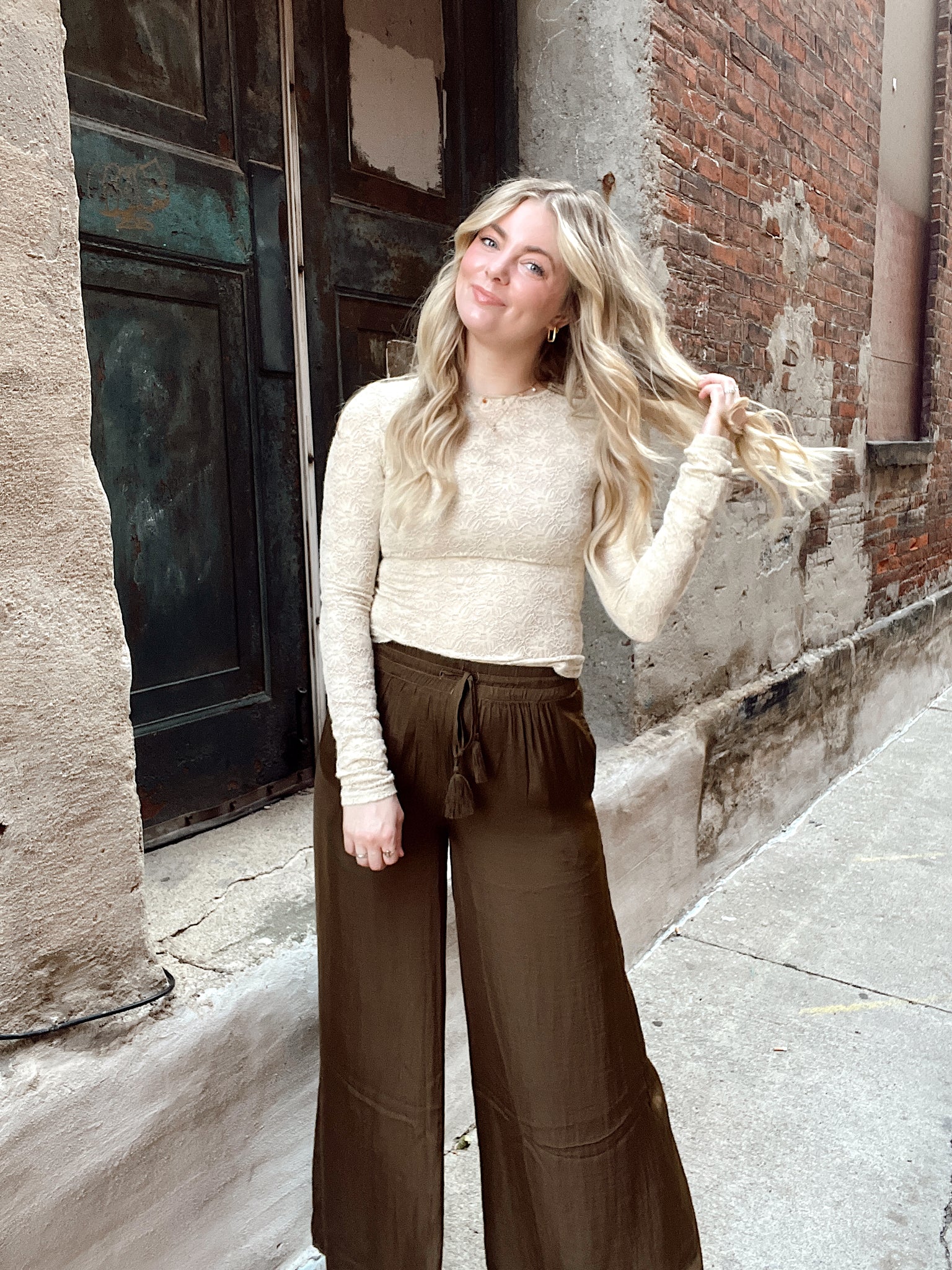 Soft as Silk Dark Olive Palazzo Pants