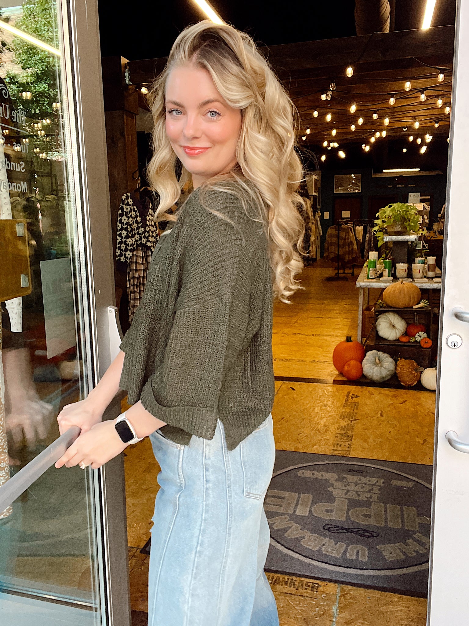My Fav Dark Olive Sweater