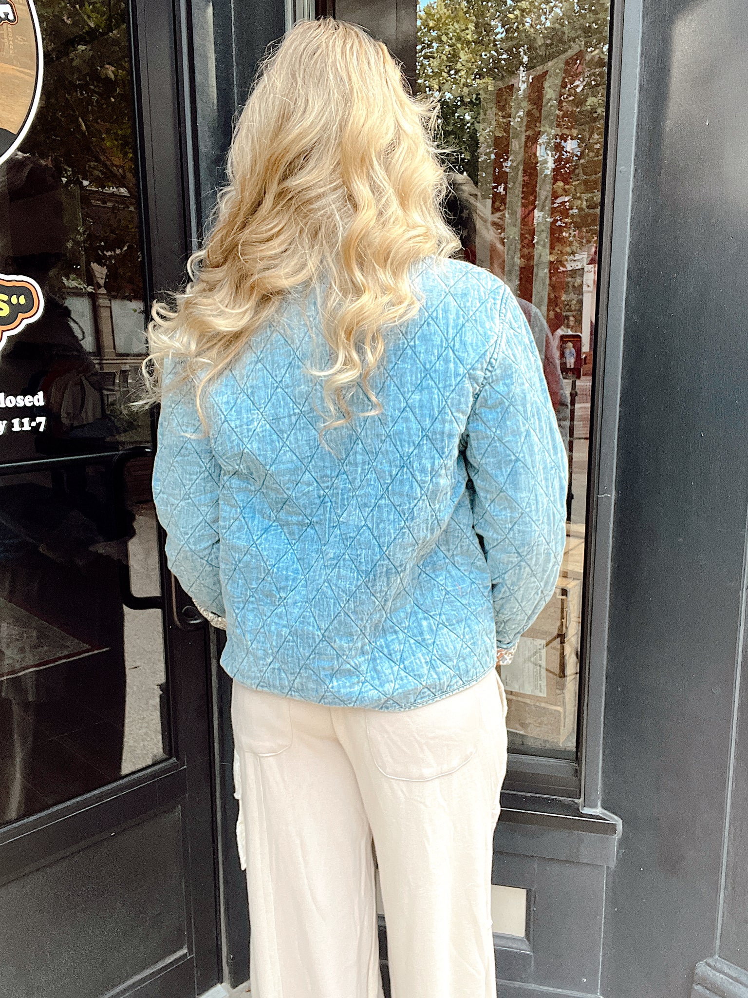 Blue Sky Quilted Jacket