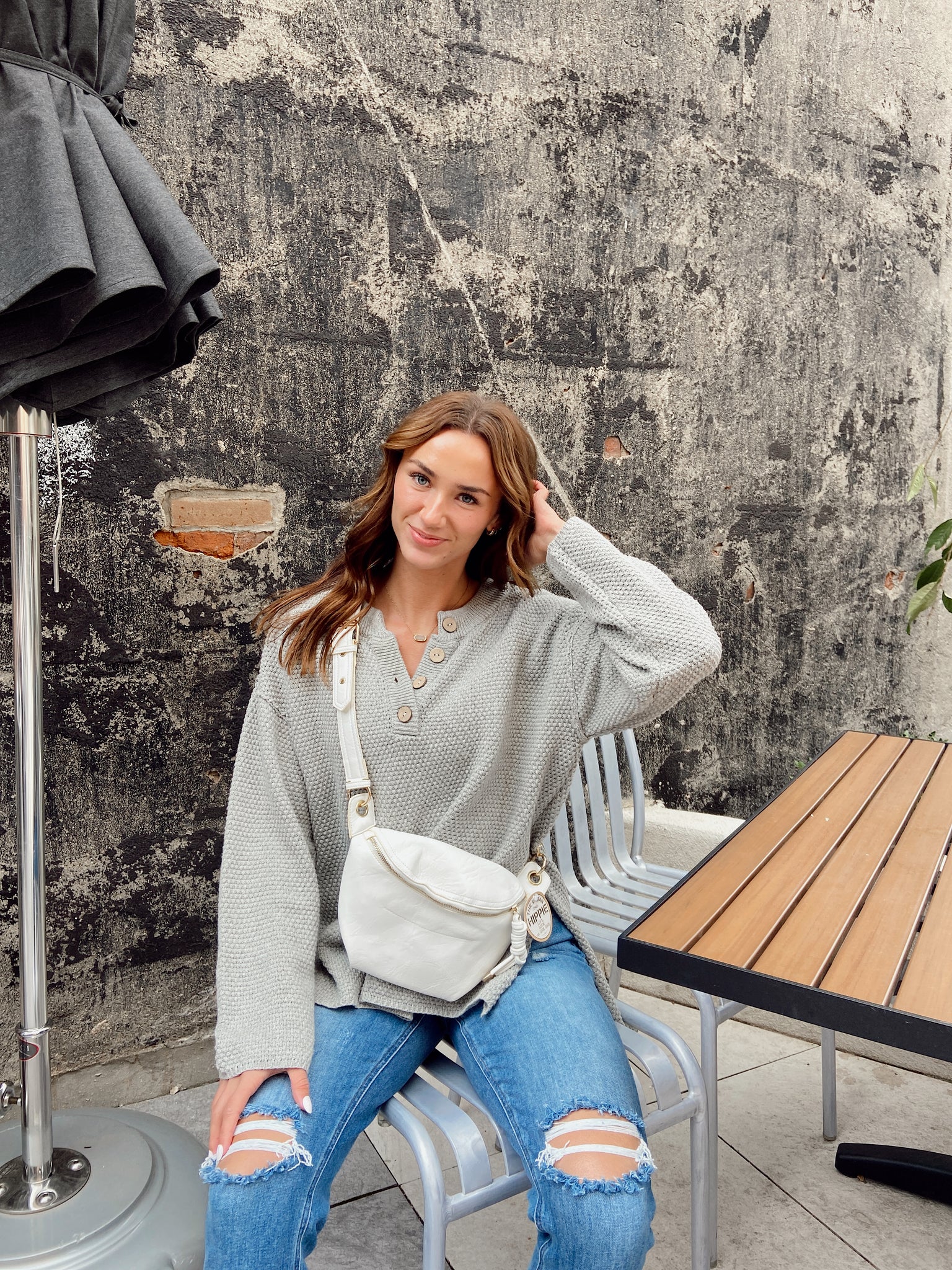Smoke & Ashes Heather Grey Sweater