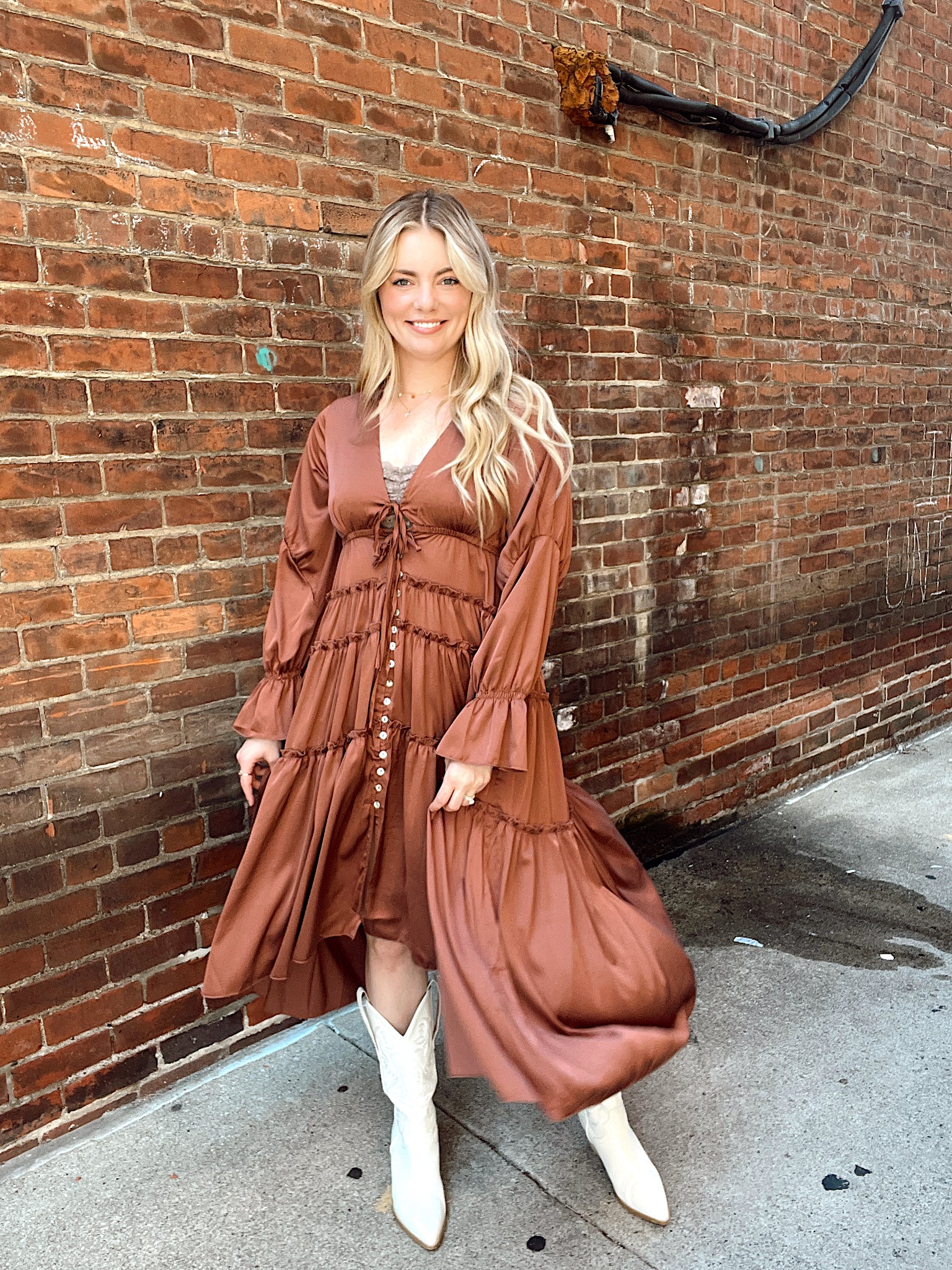 Golden Hour Gown Mocha