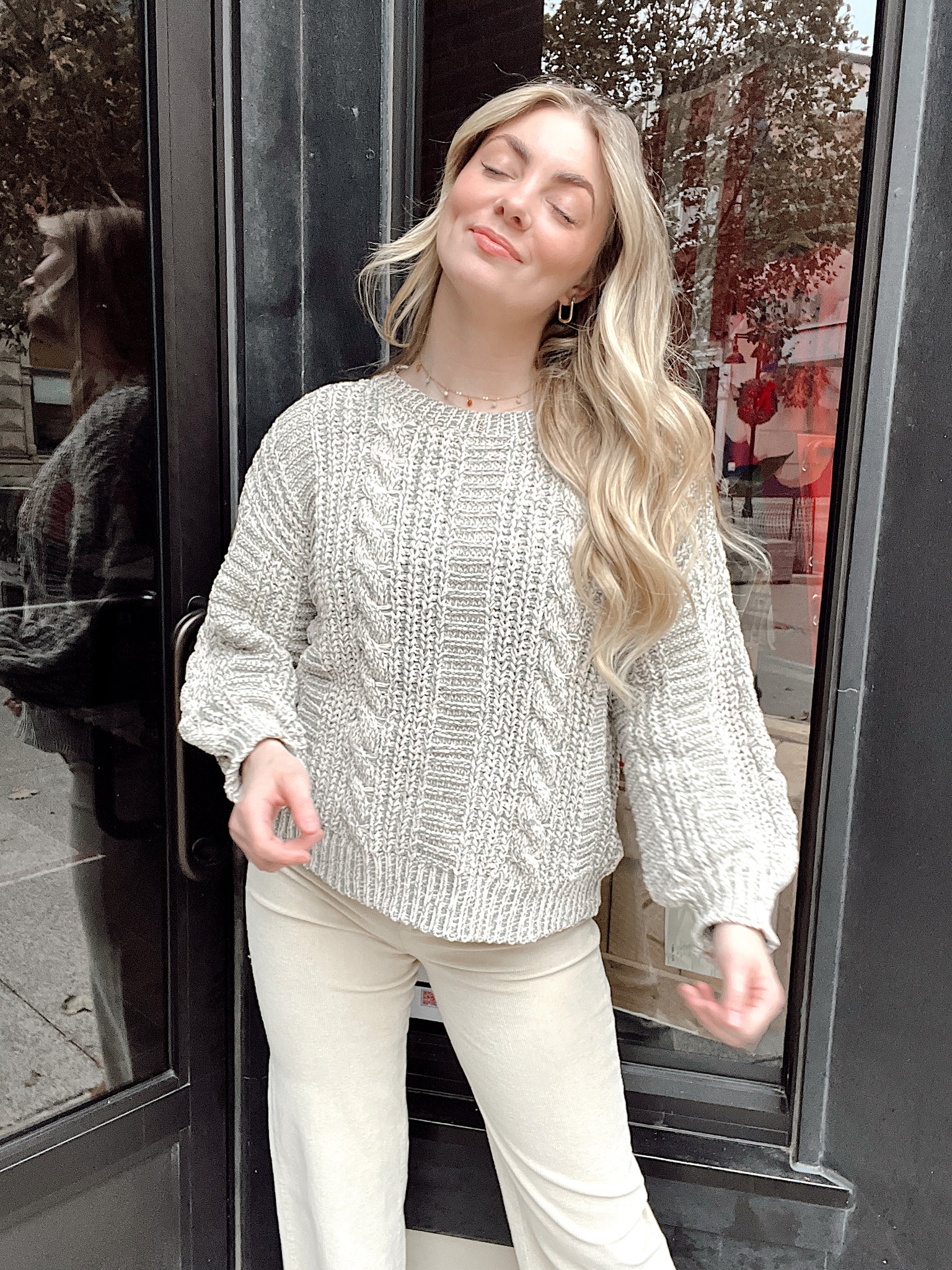 Knit Me Up Sweater Olive