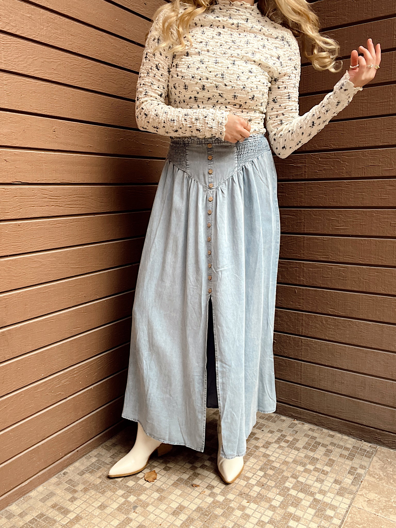 Darcie Dancin Denim Skirt