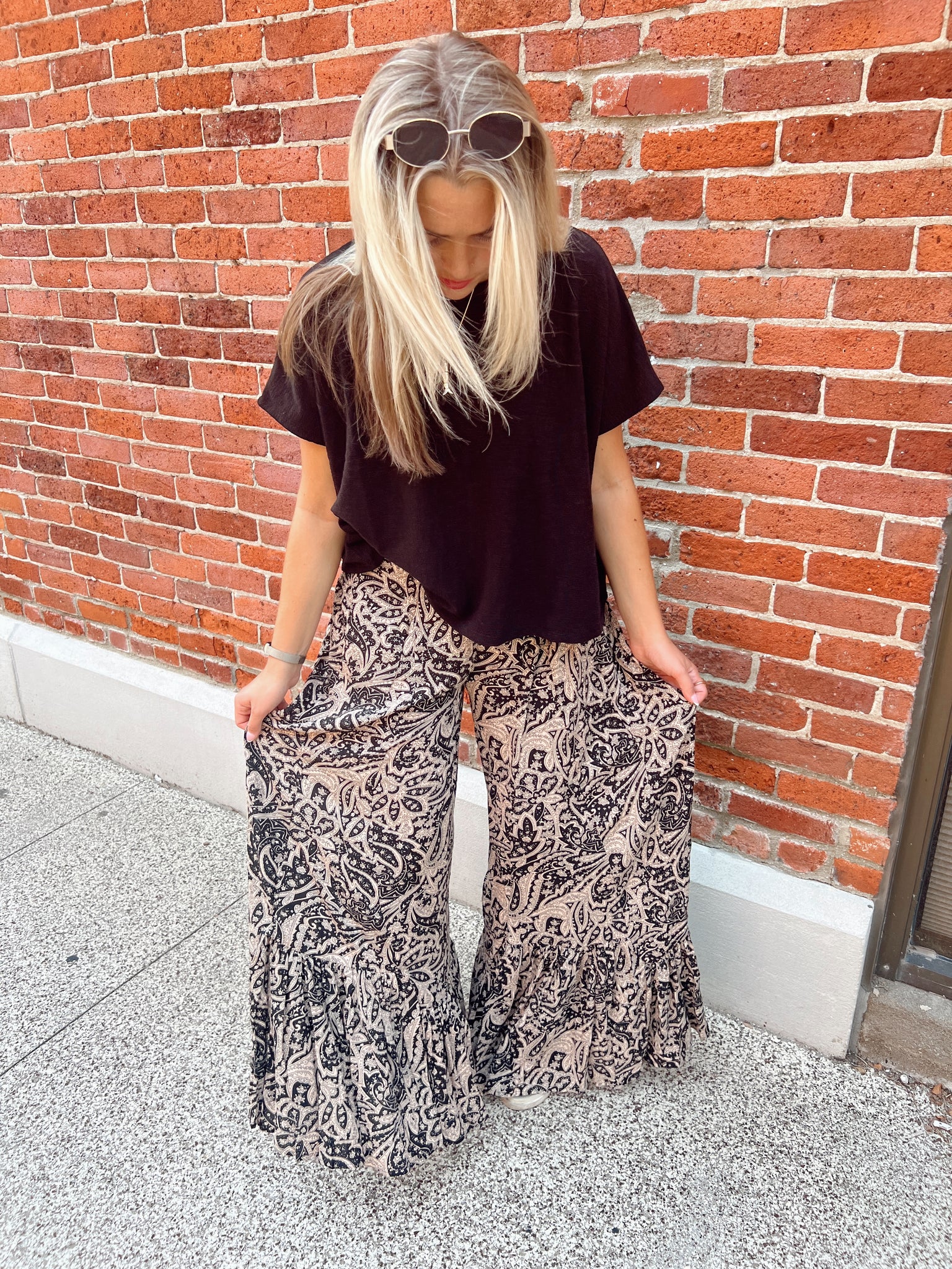 Pretty Paisley Wide Leg