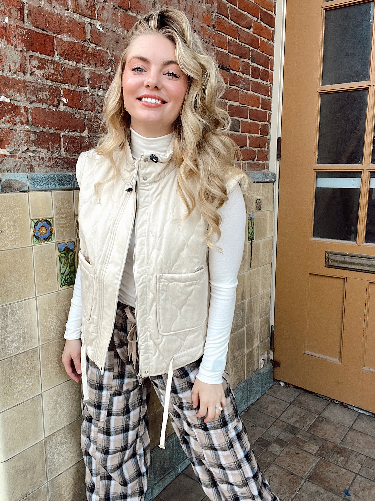 Marshmallow Stroll Vest Cream