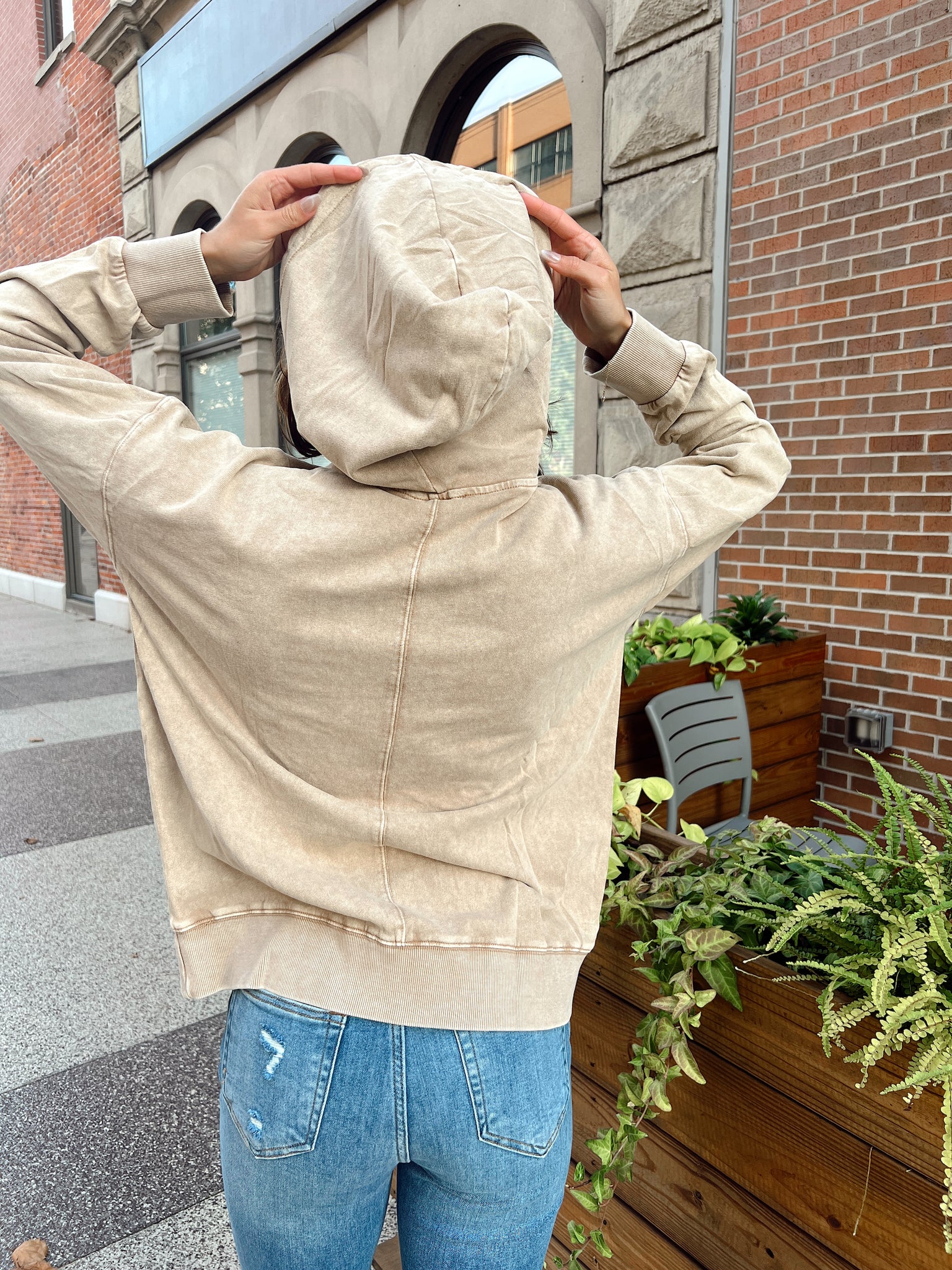 Smiley Face Camel Hoodie