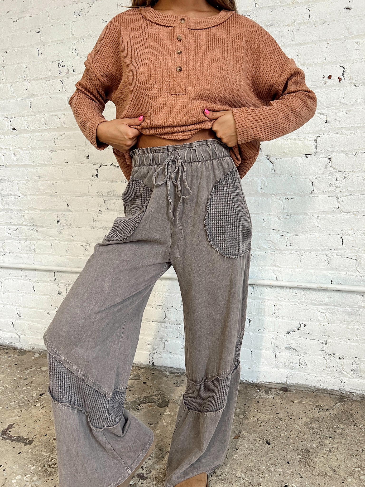 So Charming Charcoal Pants