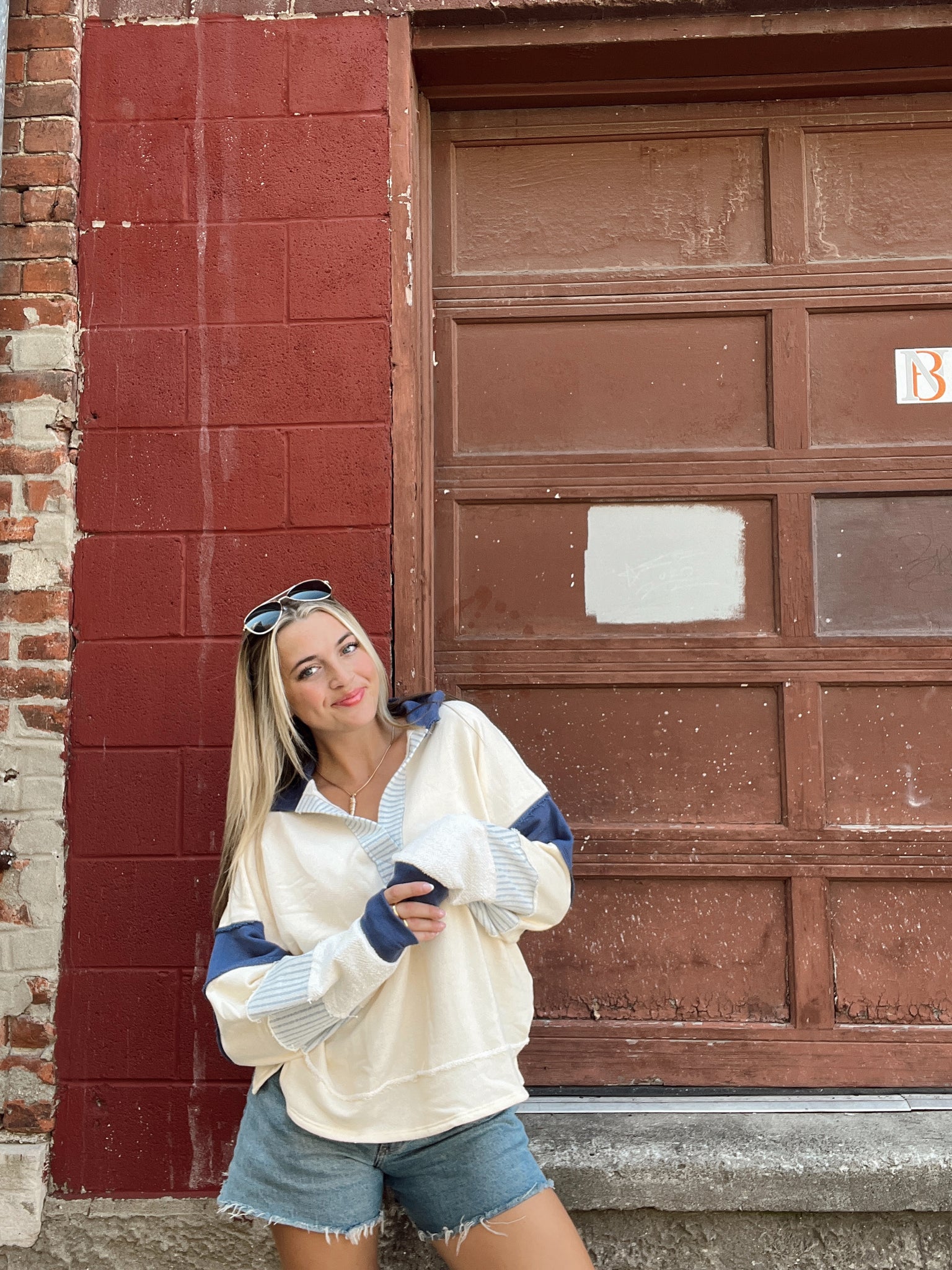 Back 2 School Ivory Sweatshirt