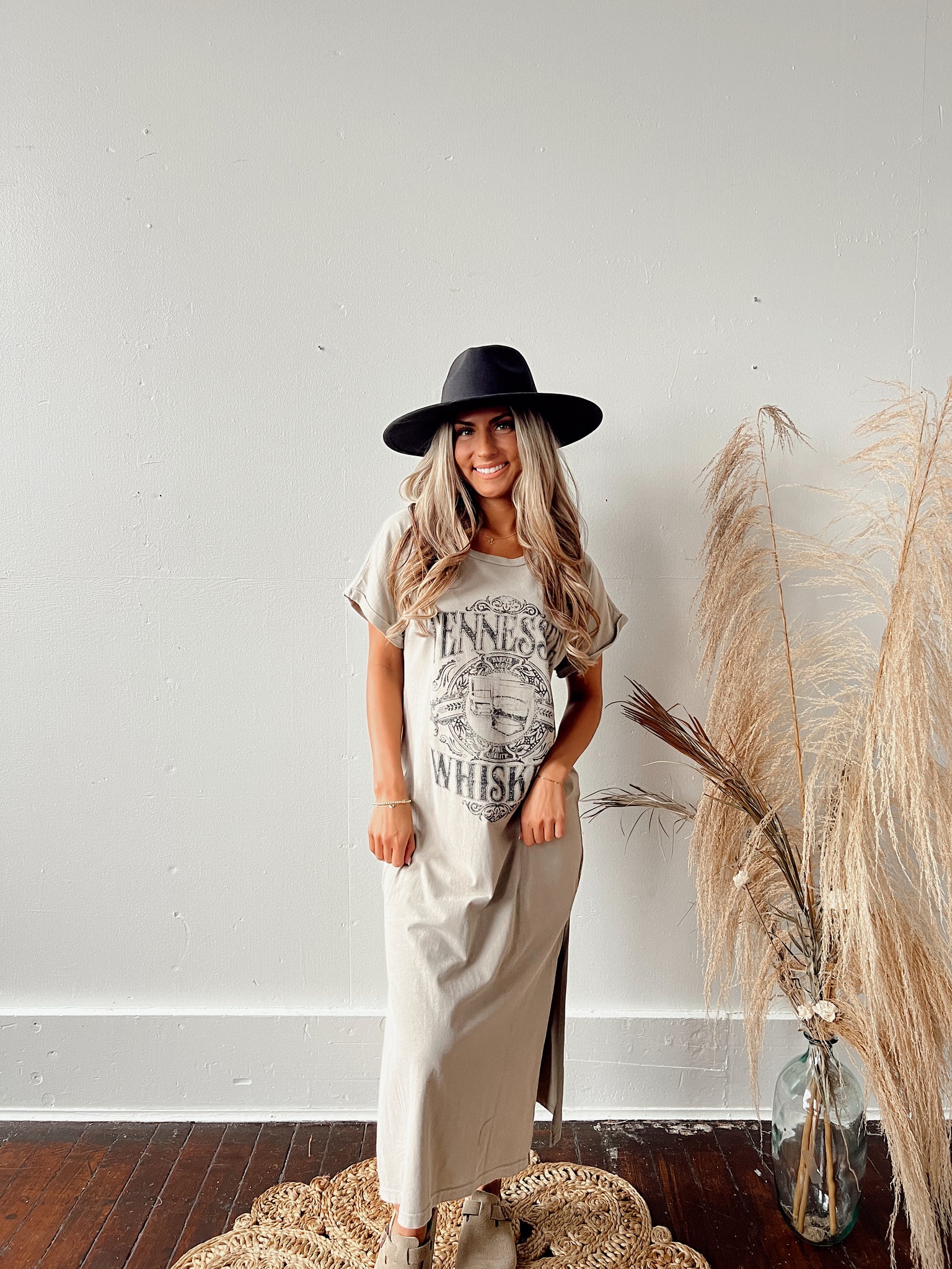 Tennessee Whiskey Beige Maxi Dress