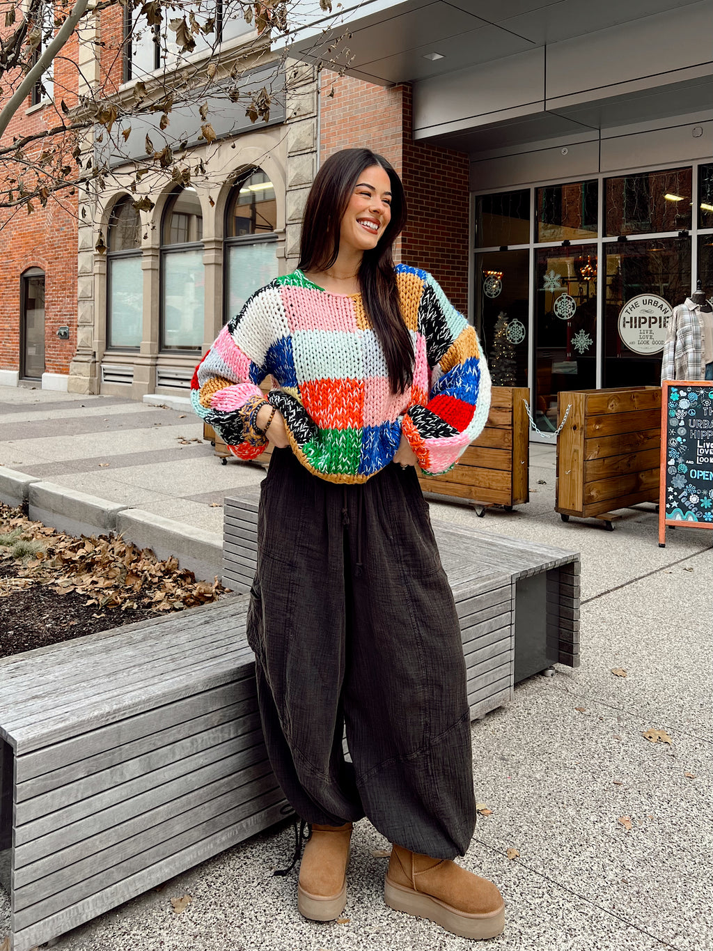 Urban hippie clothes top