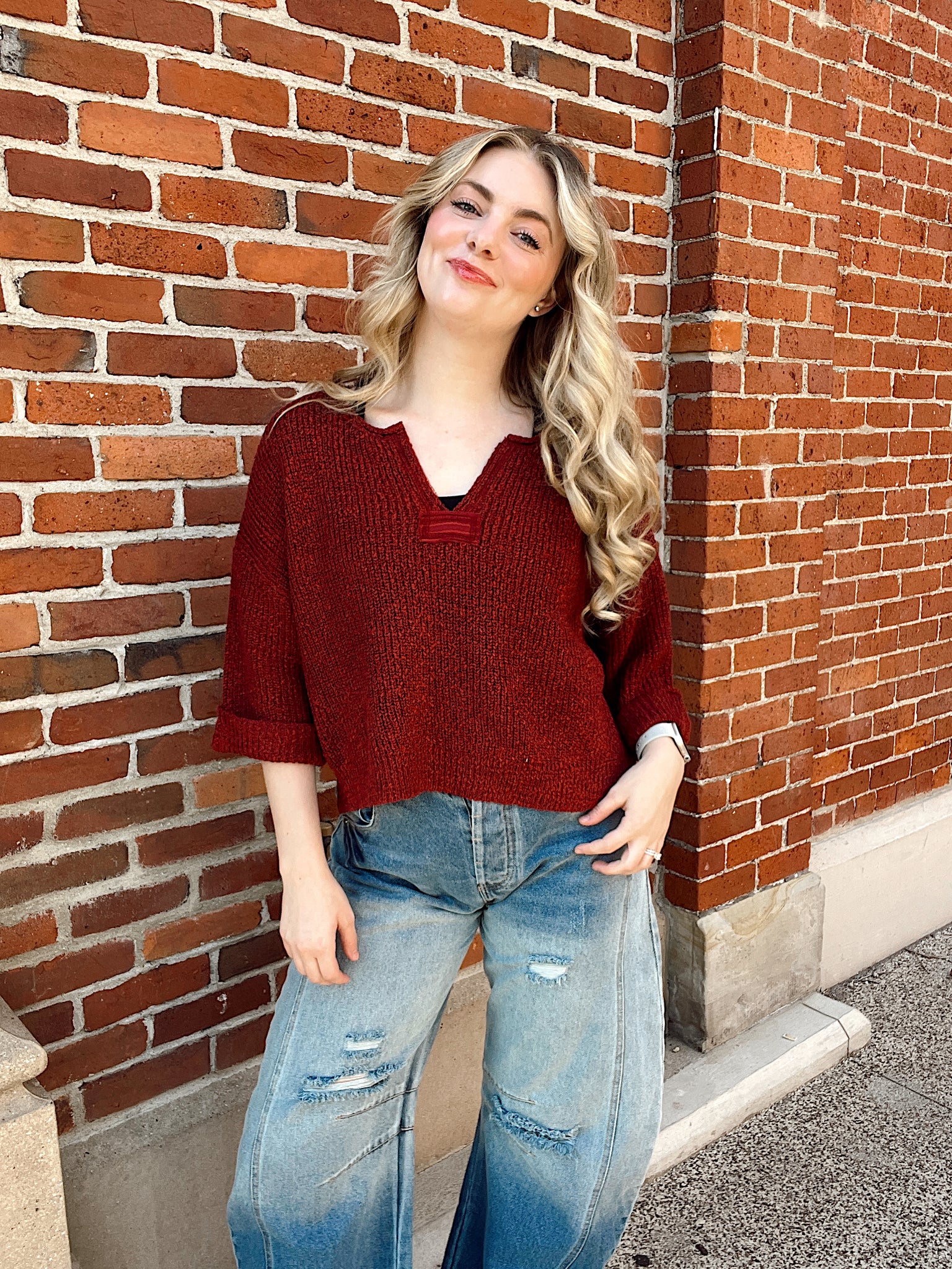 My Fav Rust Sweater