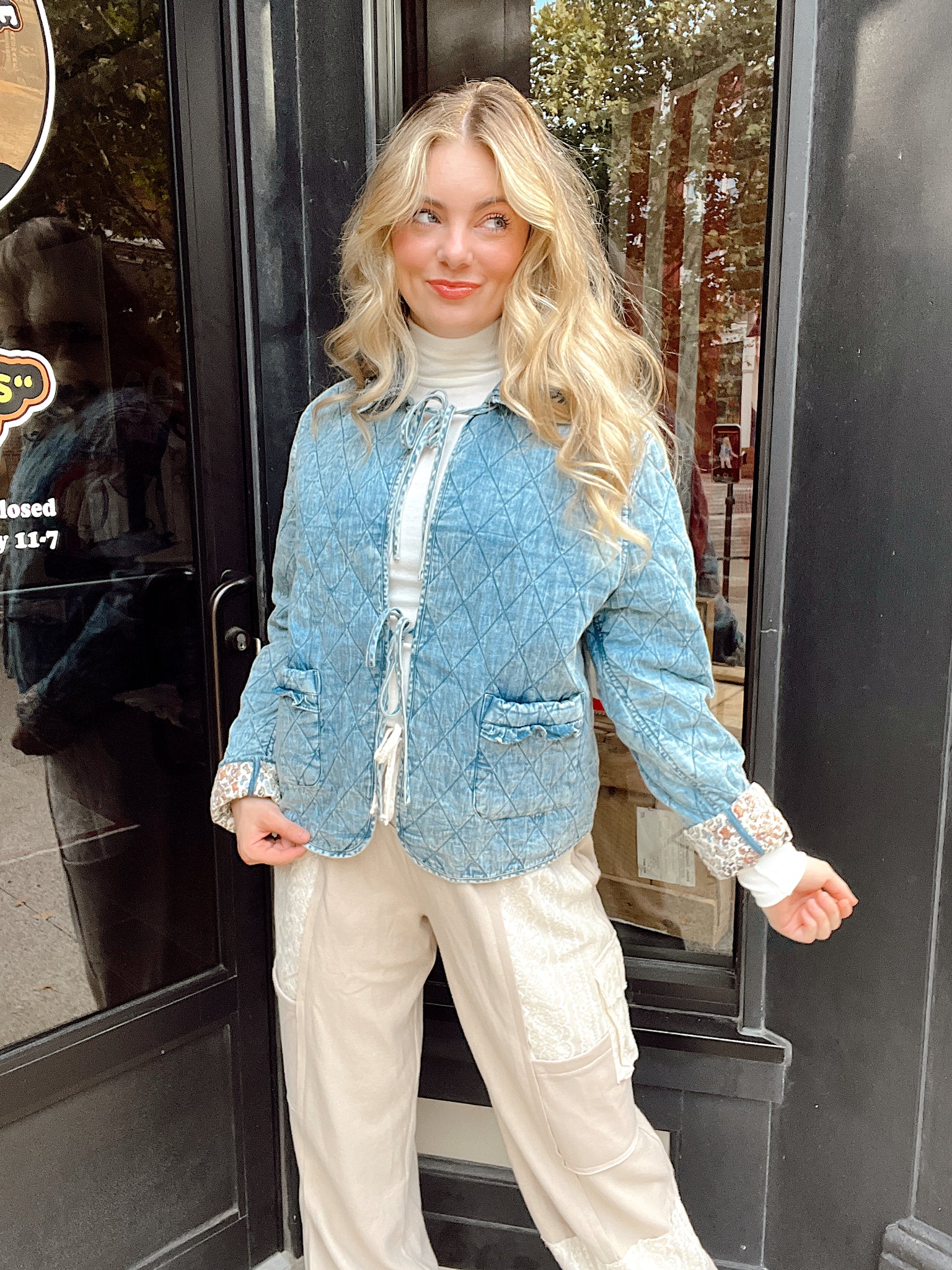 Blue Sky Quilted Jacket