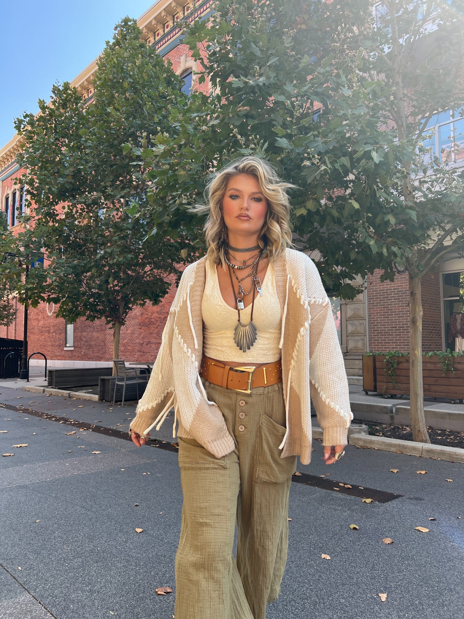 Cinnamon Twist Chunky Knit Cardigan