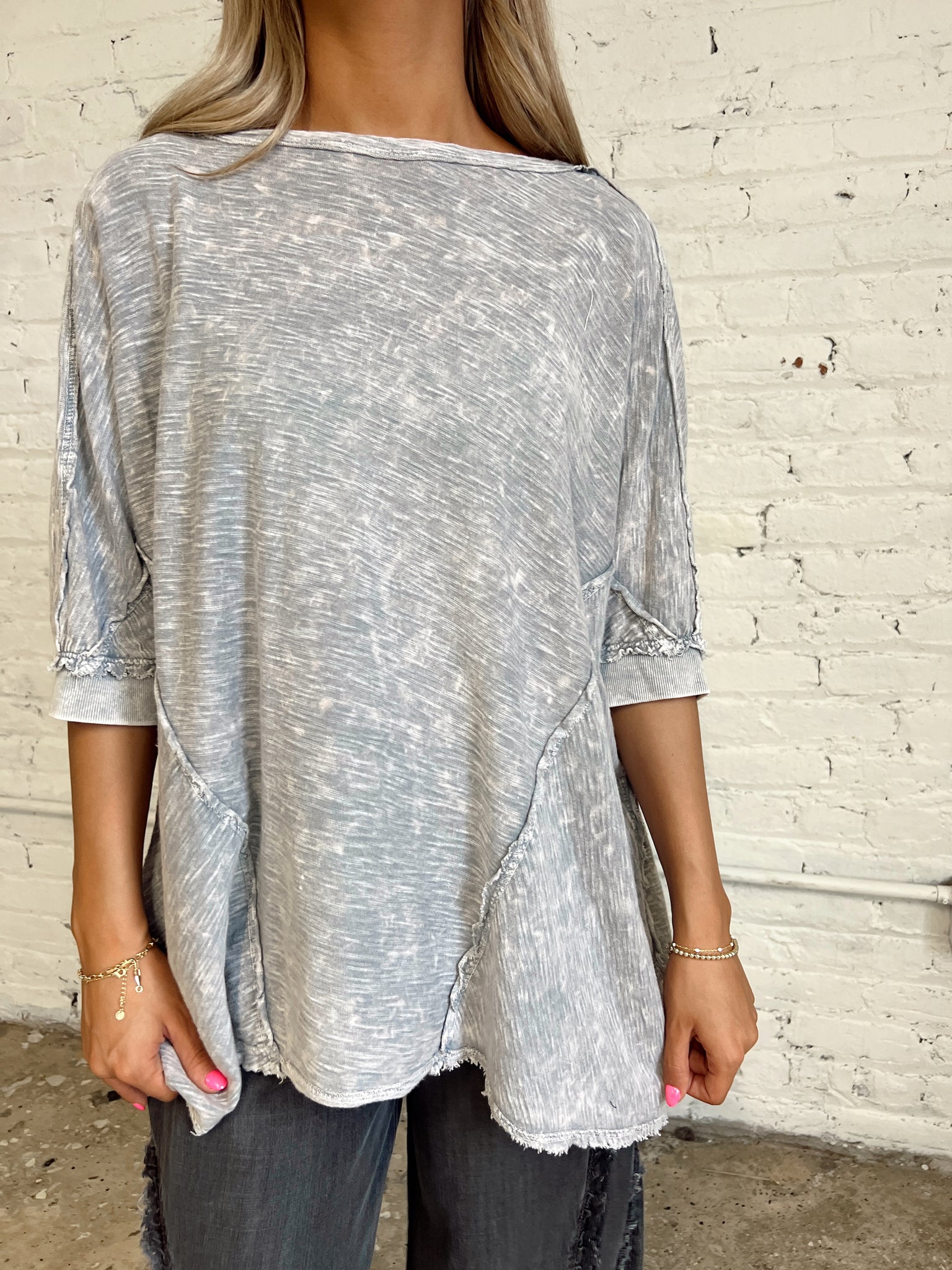 Sylvie Ash Grey Top