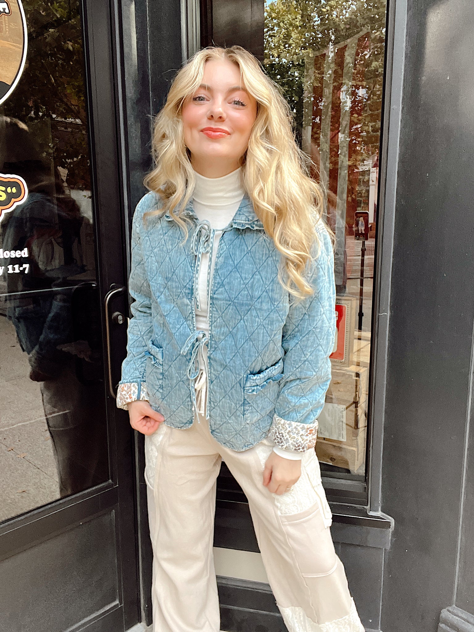 Blue Sky Quilted Jacket