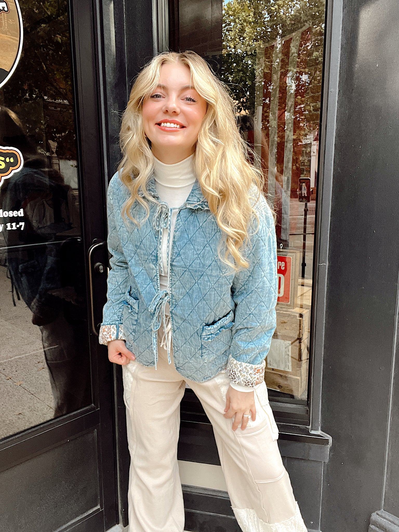 Blue Sky Quilted Jacket