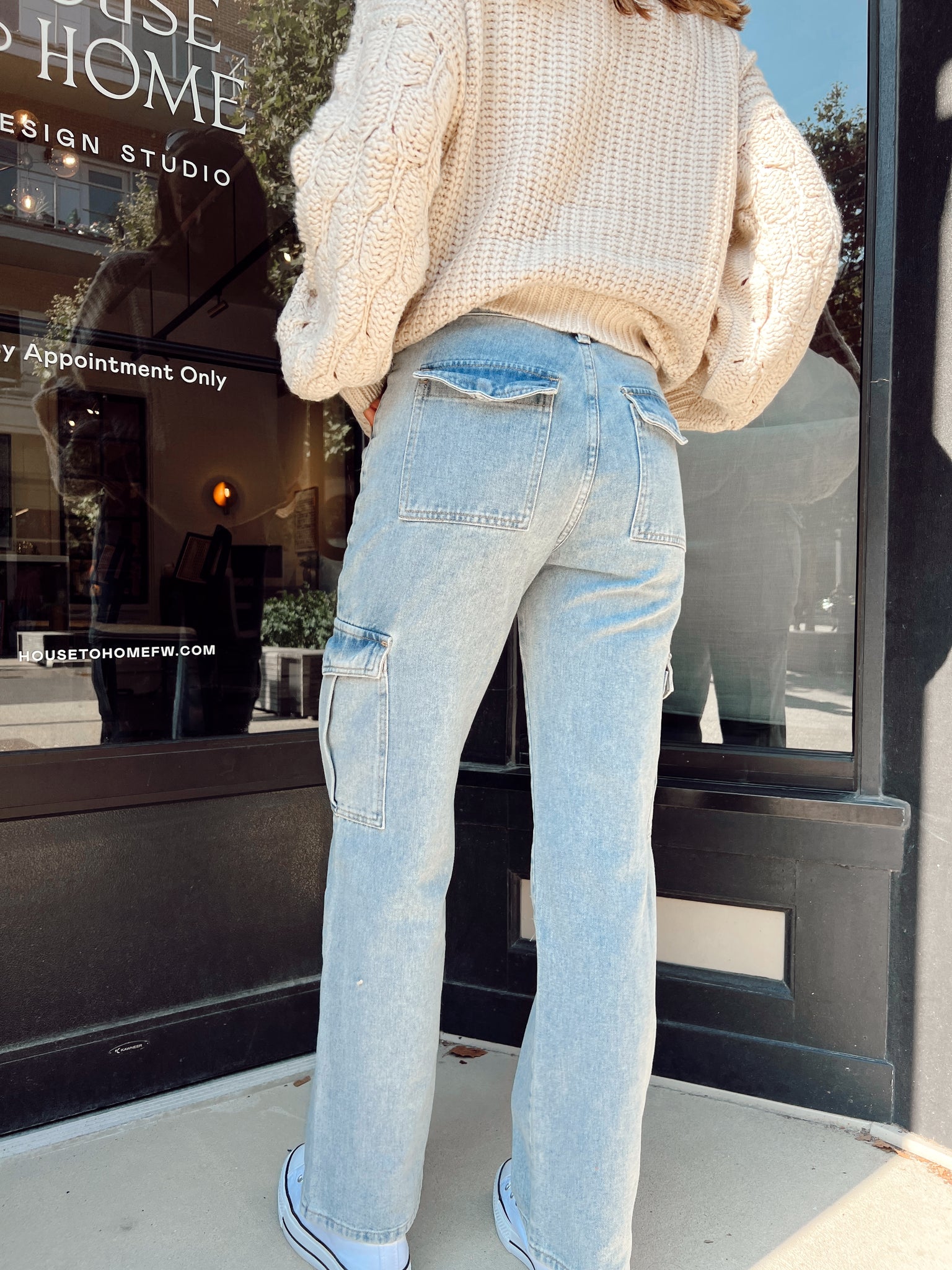 Unapologetic Denim Cargo Pants