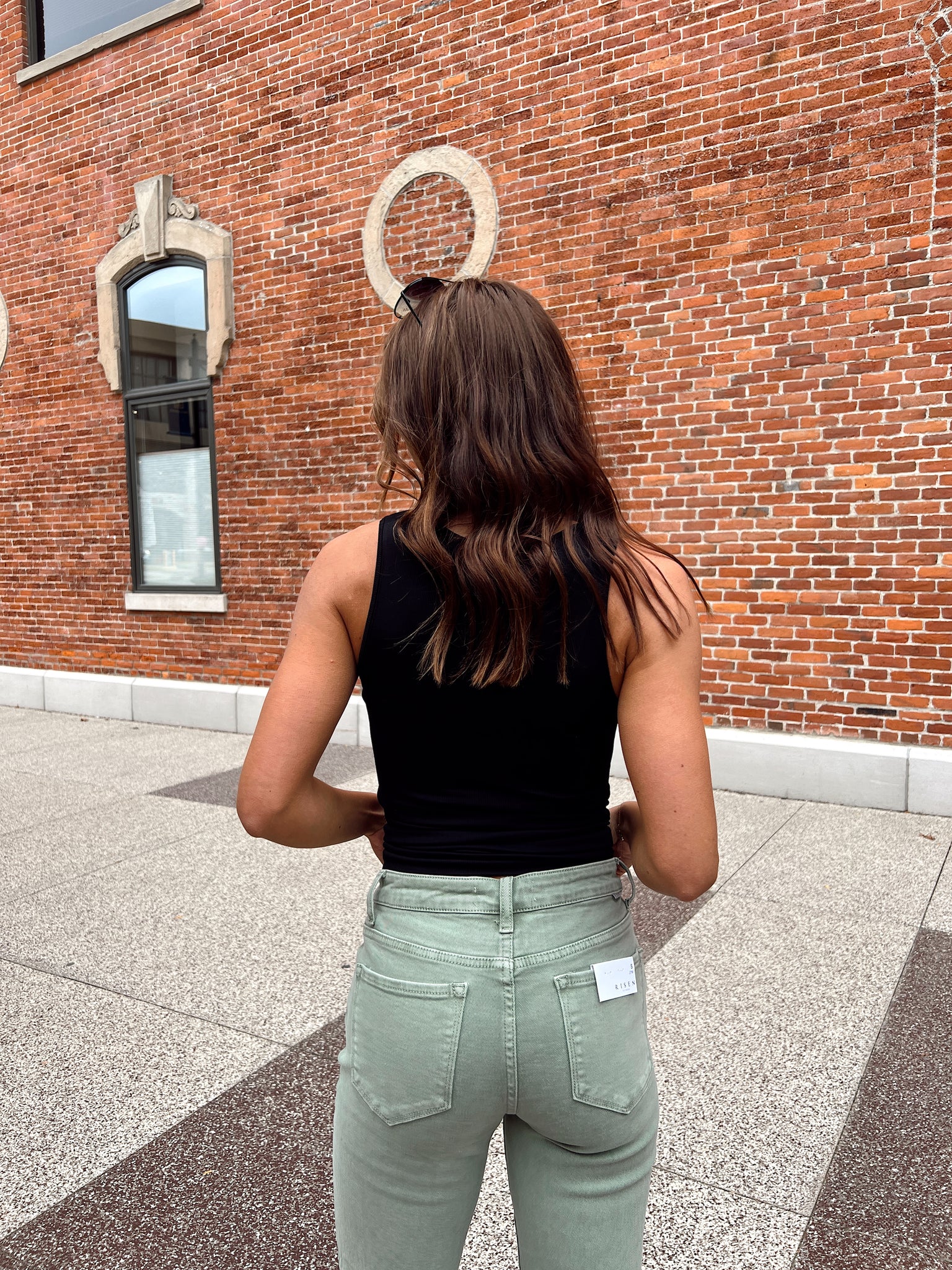 Wylie Black Fitted Tank