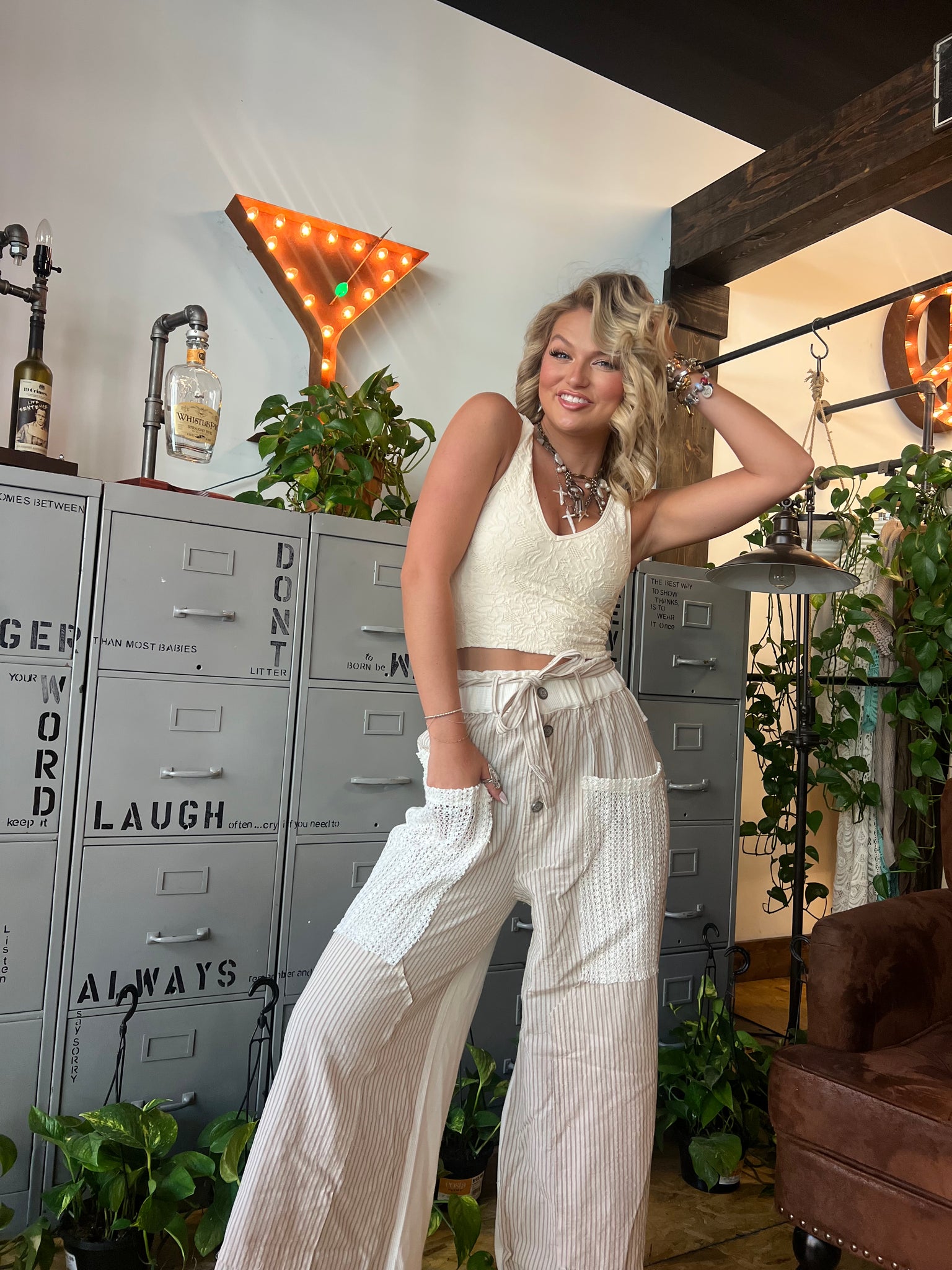 Head In The Clouds Wide Leg Pants