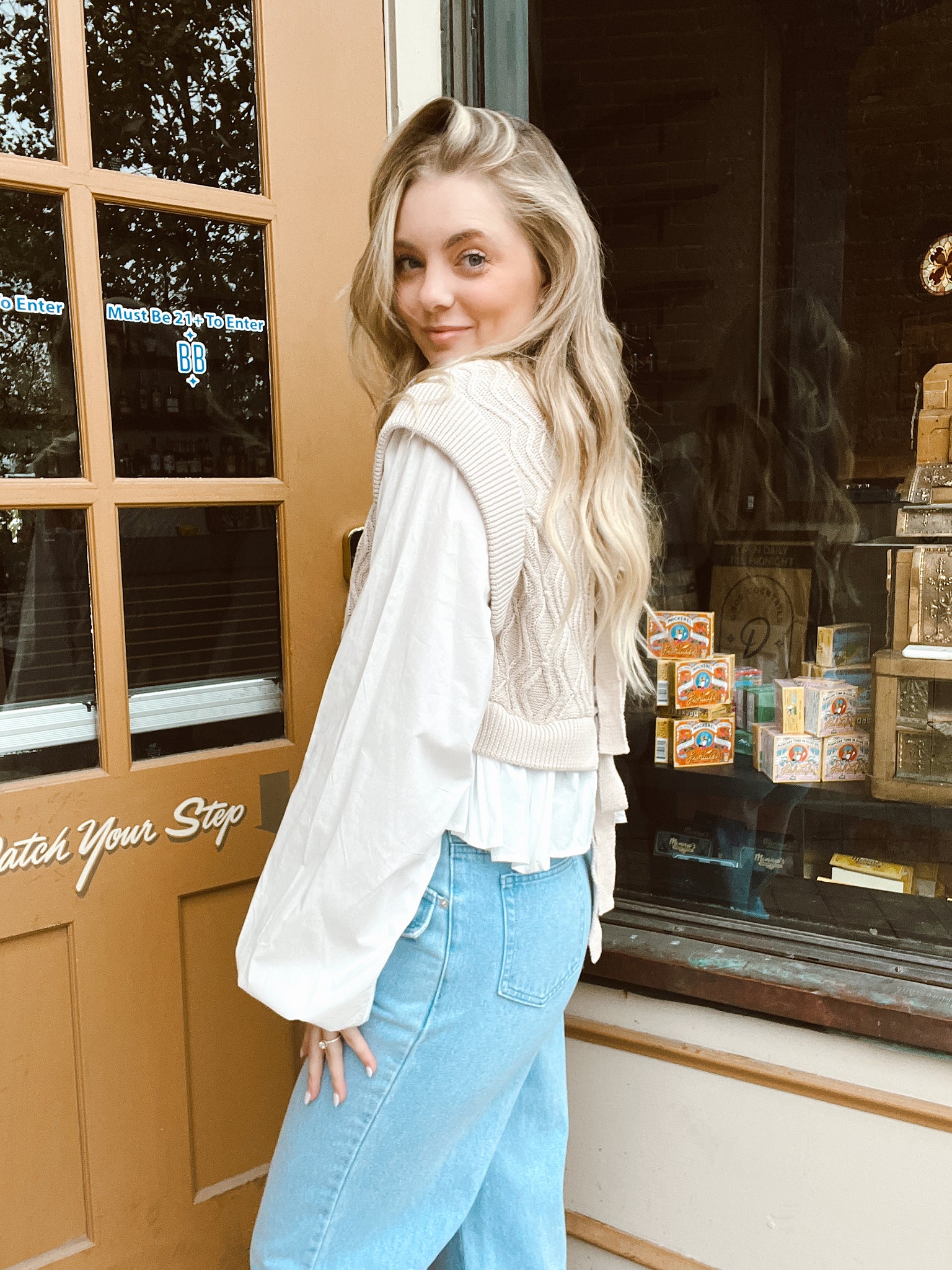 FINAL SALE- Winter Wonderland Sweater Blouse