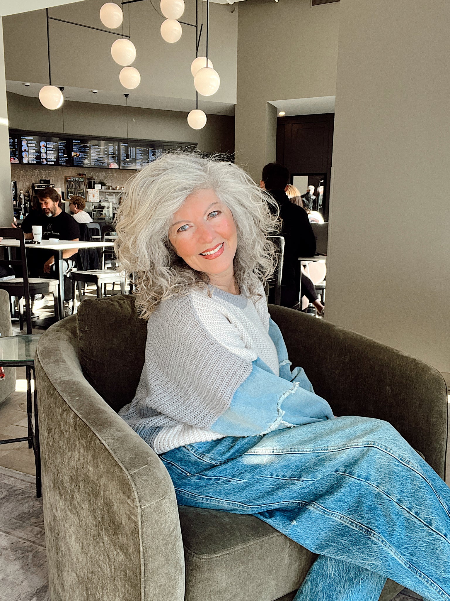 Mix It Up Sweater Grey/Dk Grey