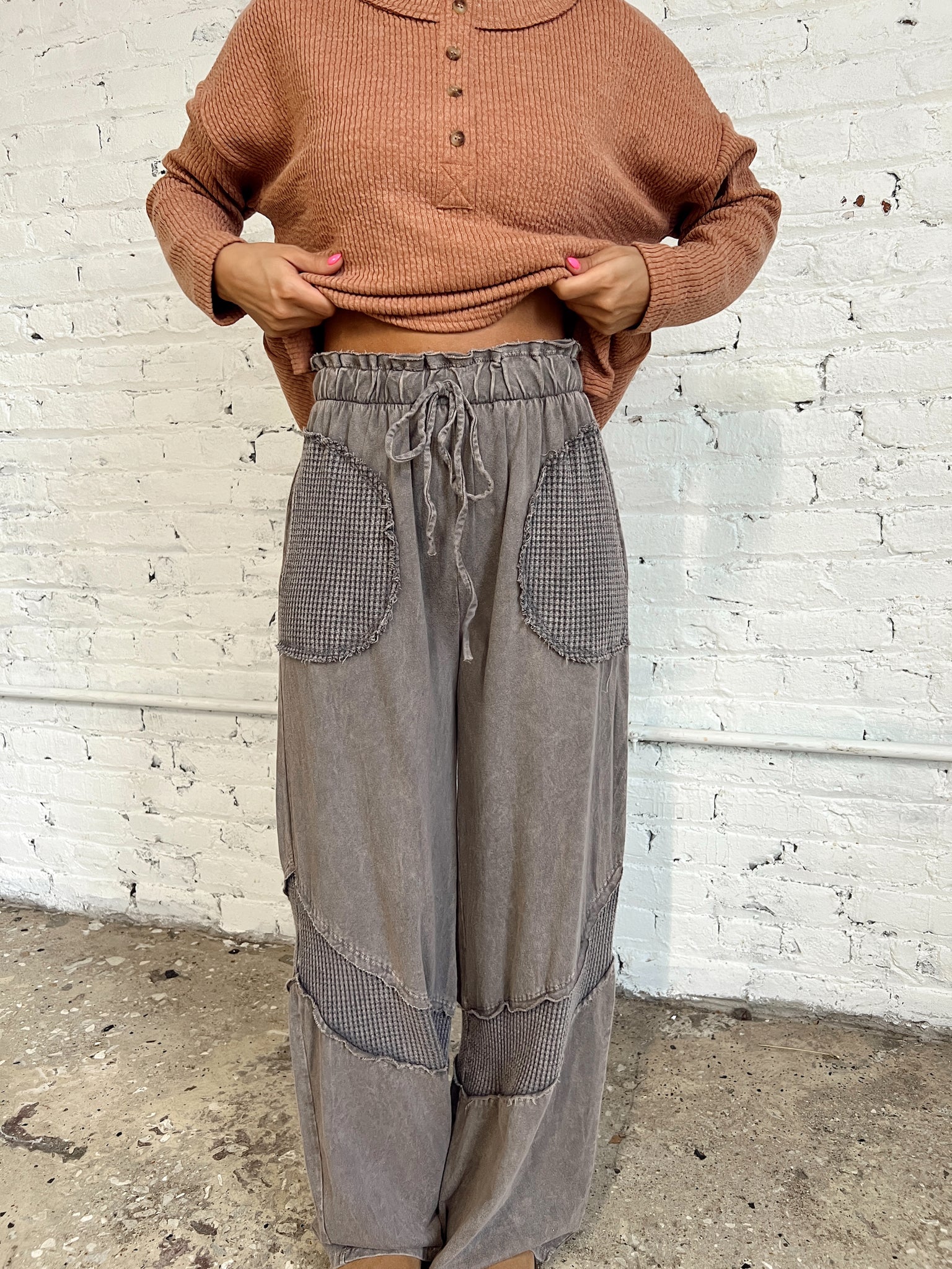 So Charming Charcoal Pants