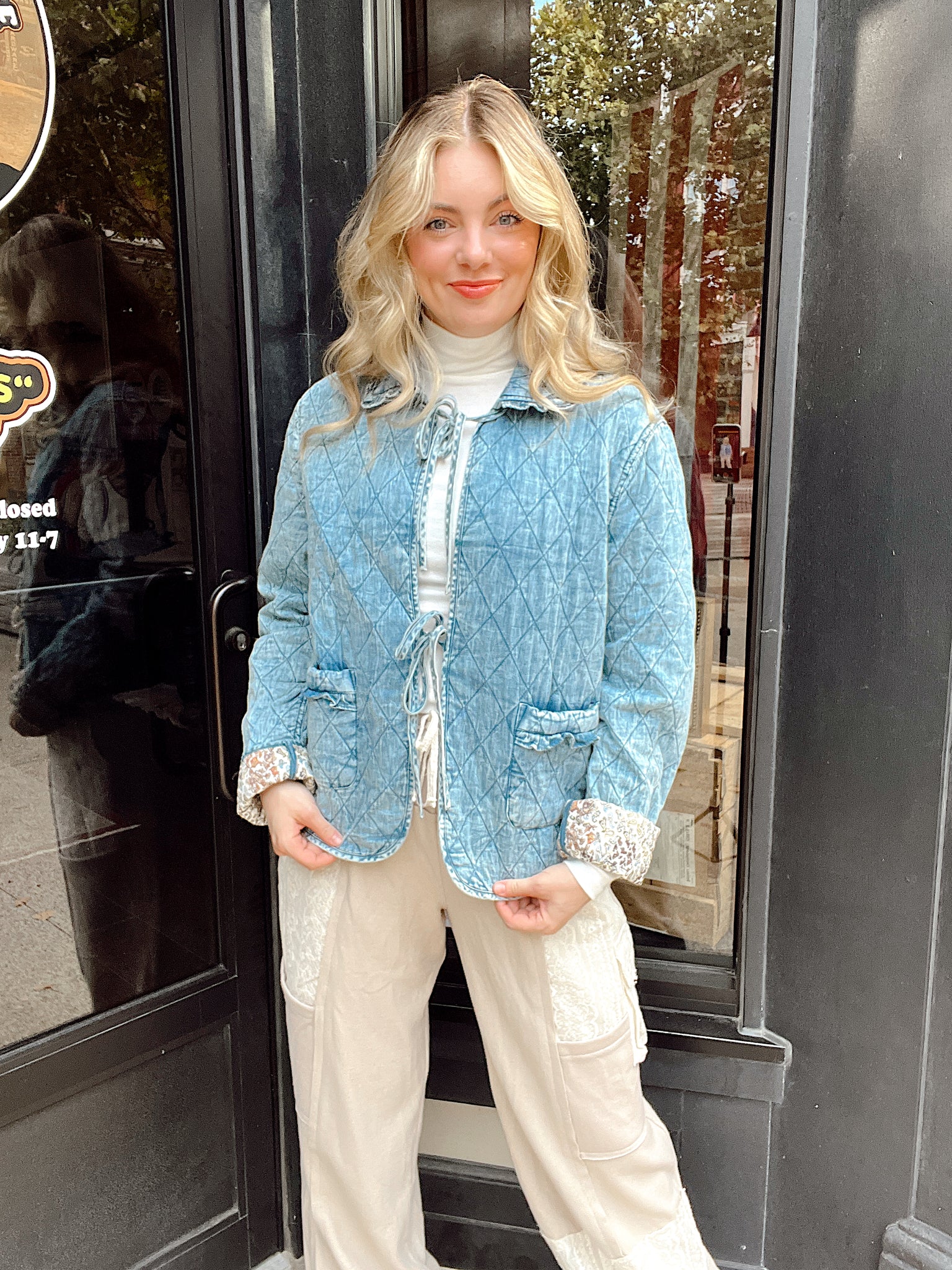 Blue Sky Quilted Jacket