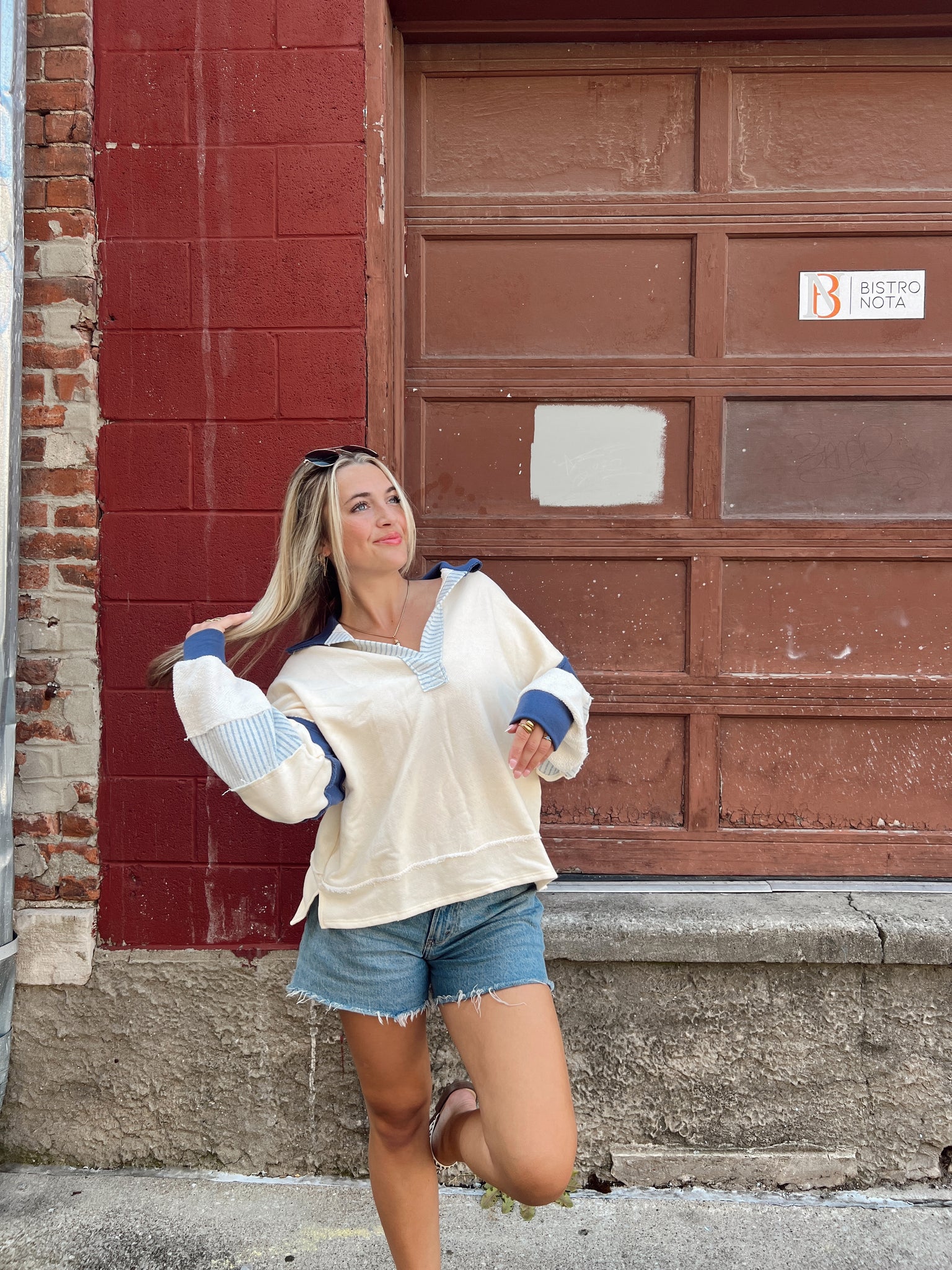 Back 2 School Ivory Sweatshirt