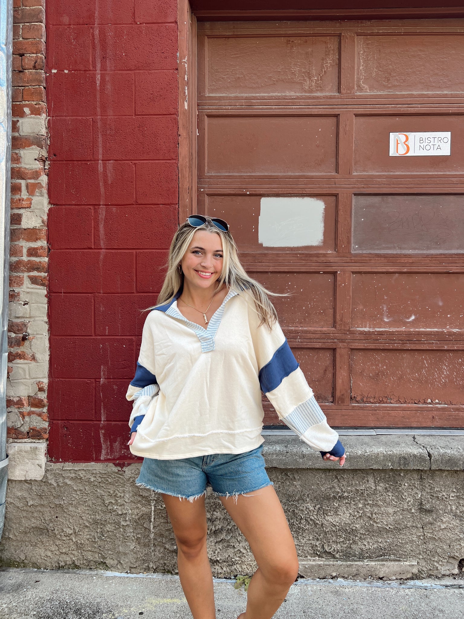 Back 2 School Ivory Sweatshirt