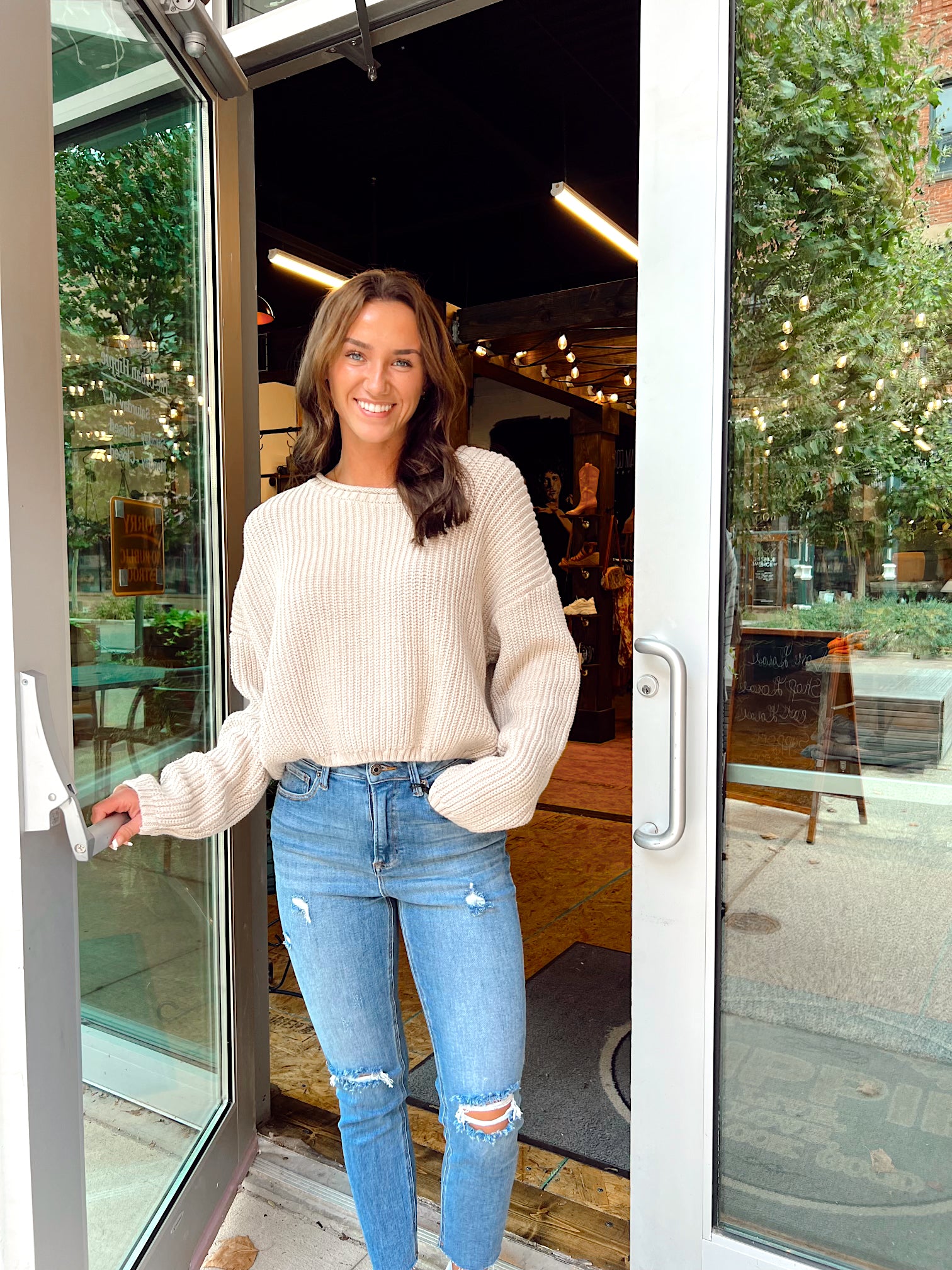 Wyatt Bone Knit Sweater