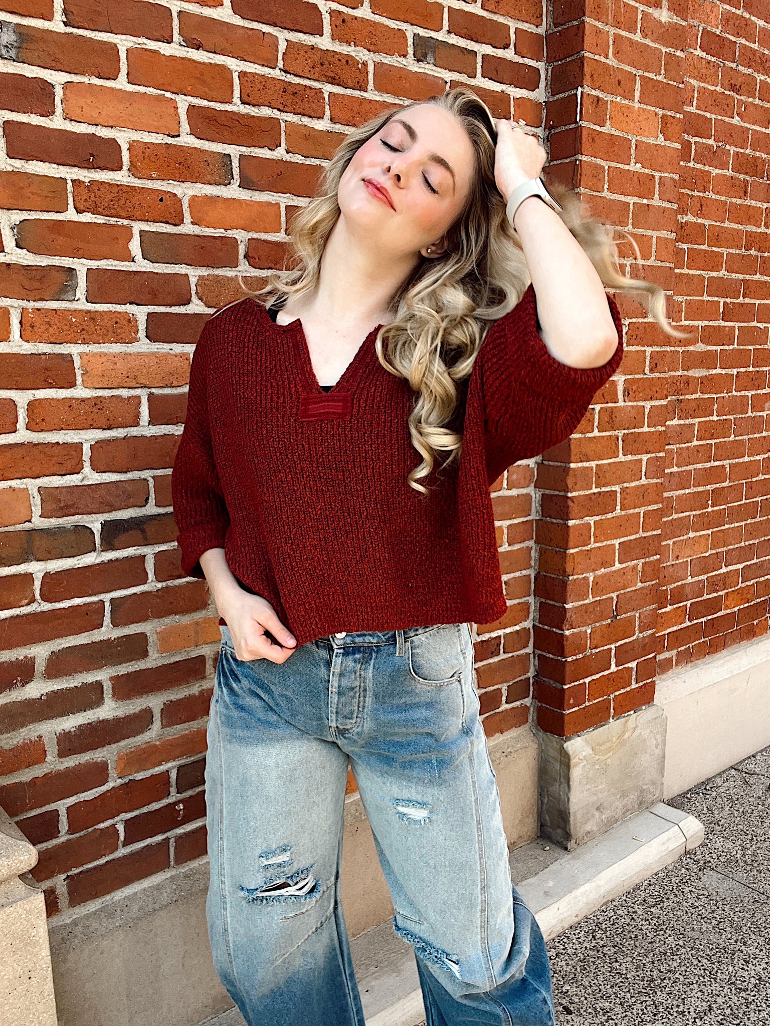 My Fav Rust Sweater