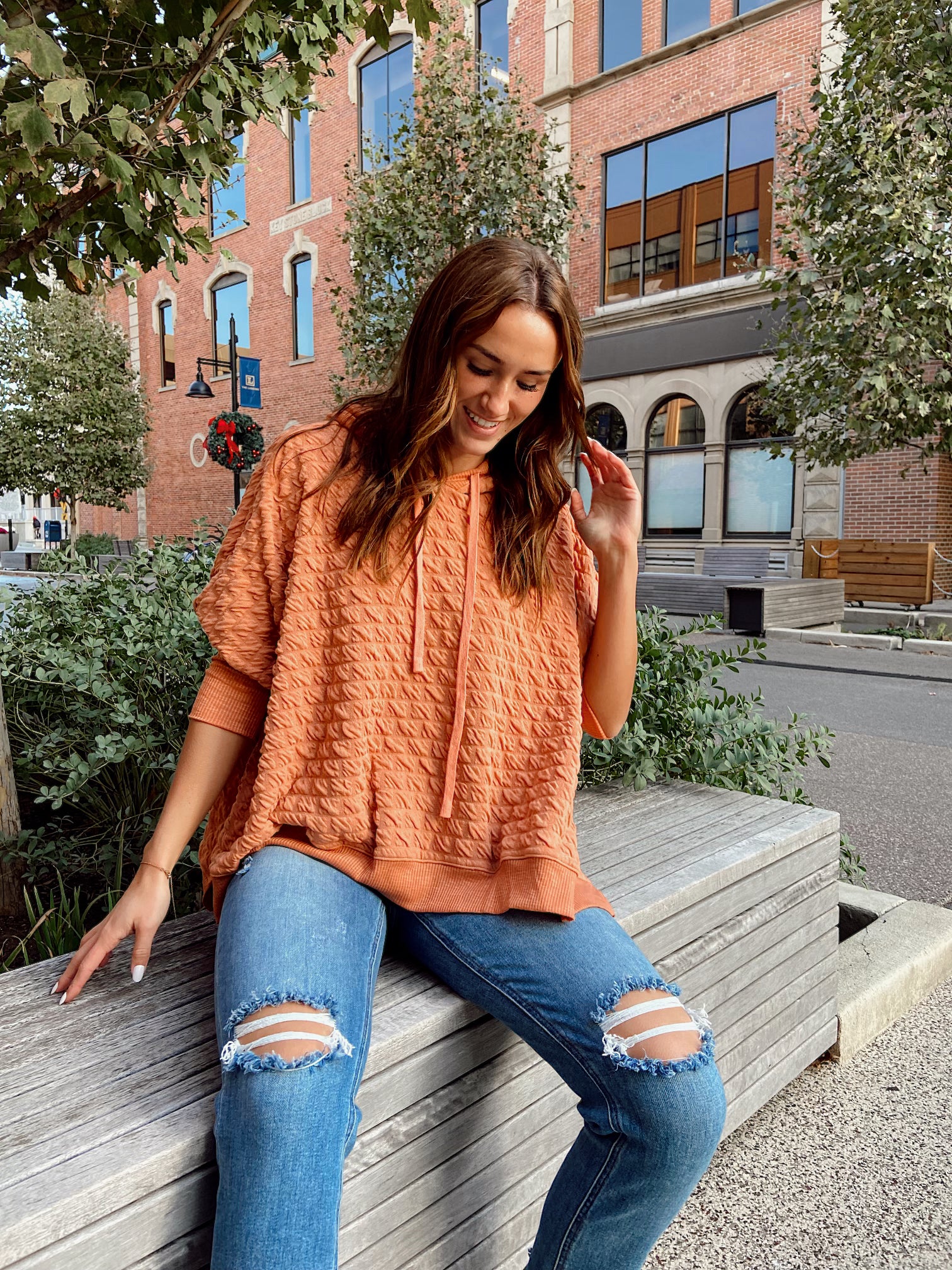 Hearts Desire Apricot Hoodie