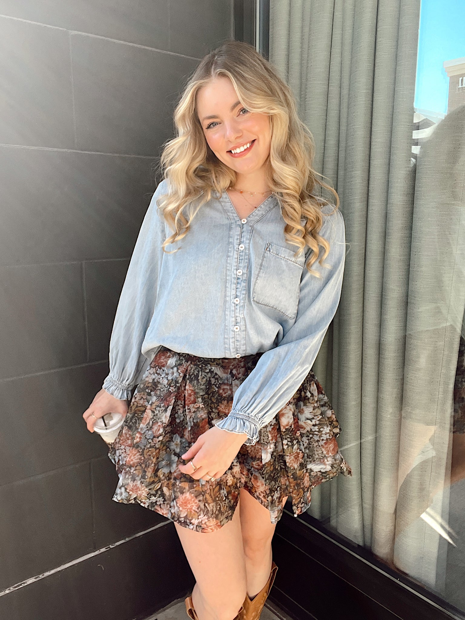 Flirty Flowy Skort