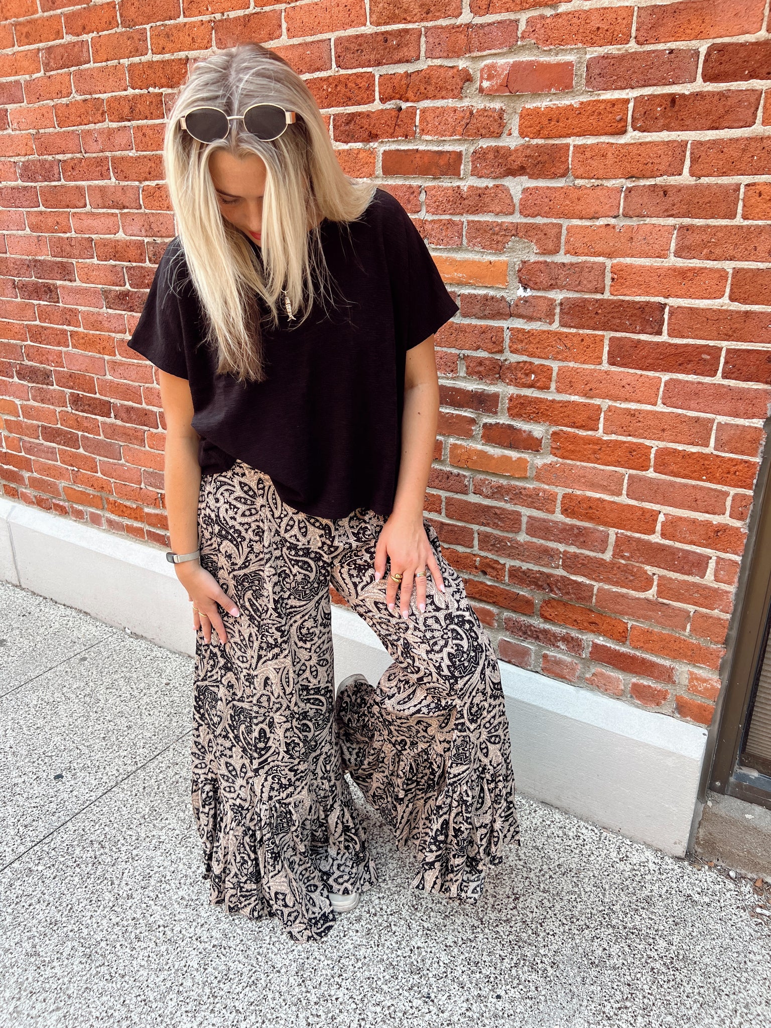 Pretty Paisley Wide Leg