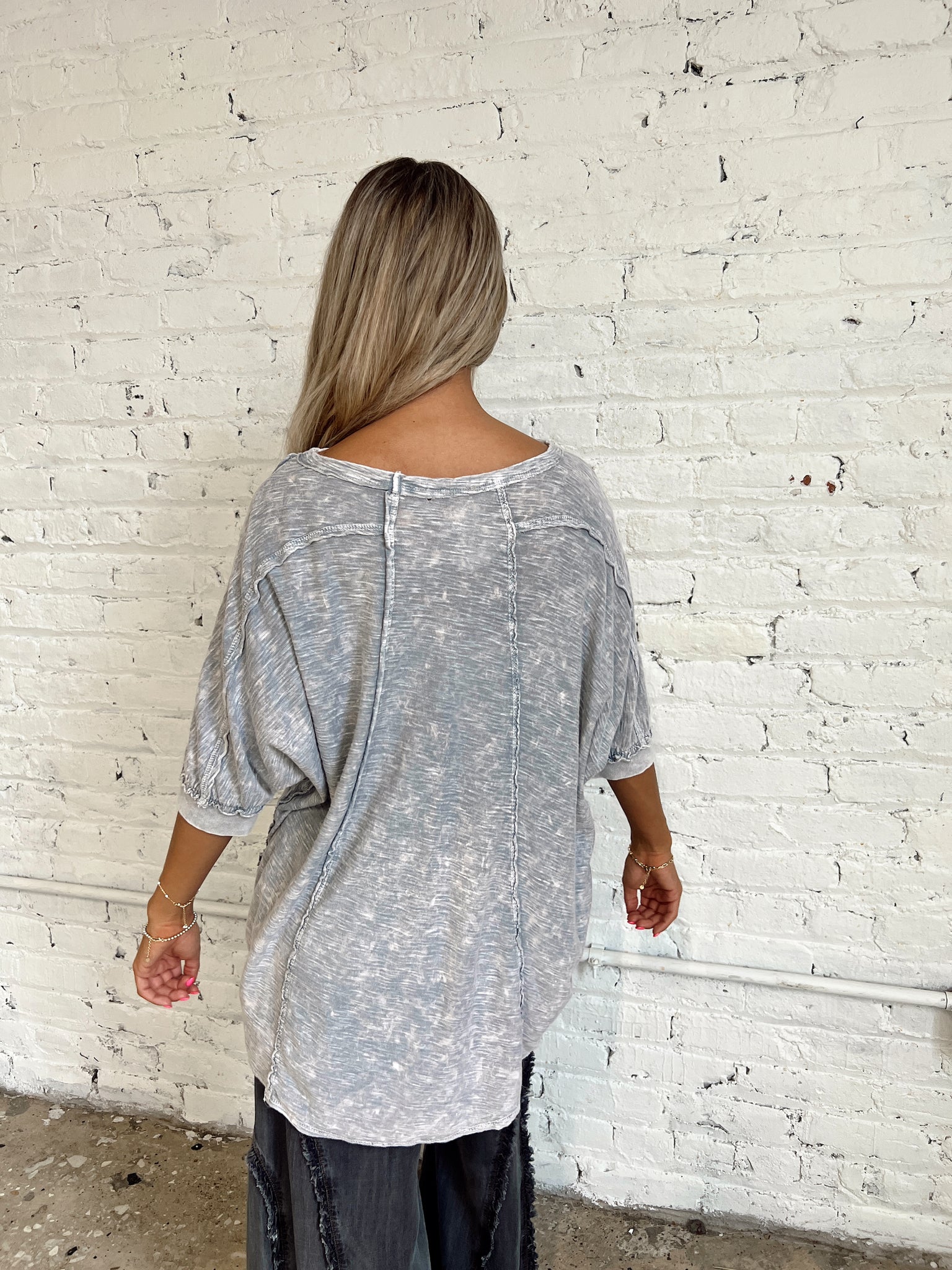 Sylvie Ash Grey Top