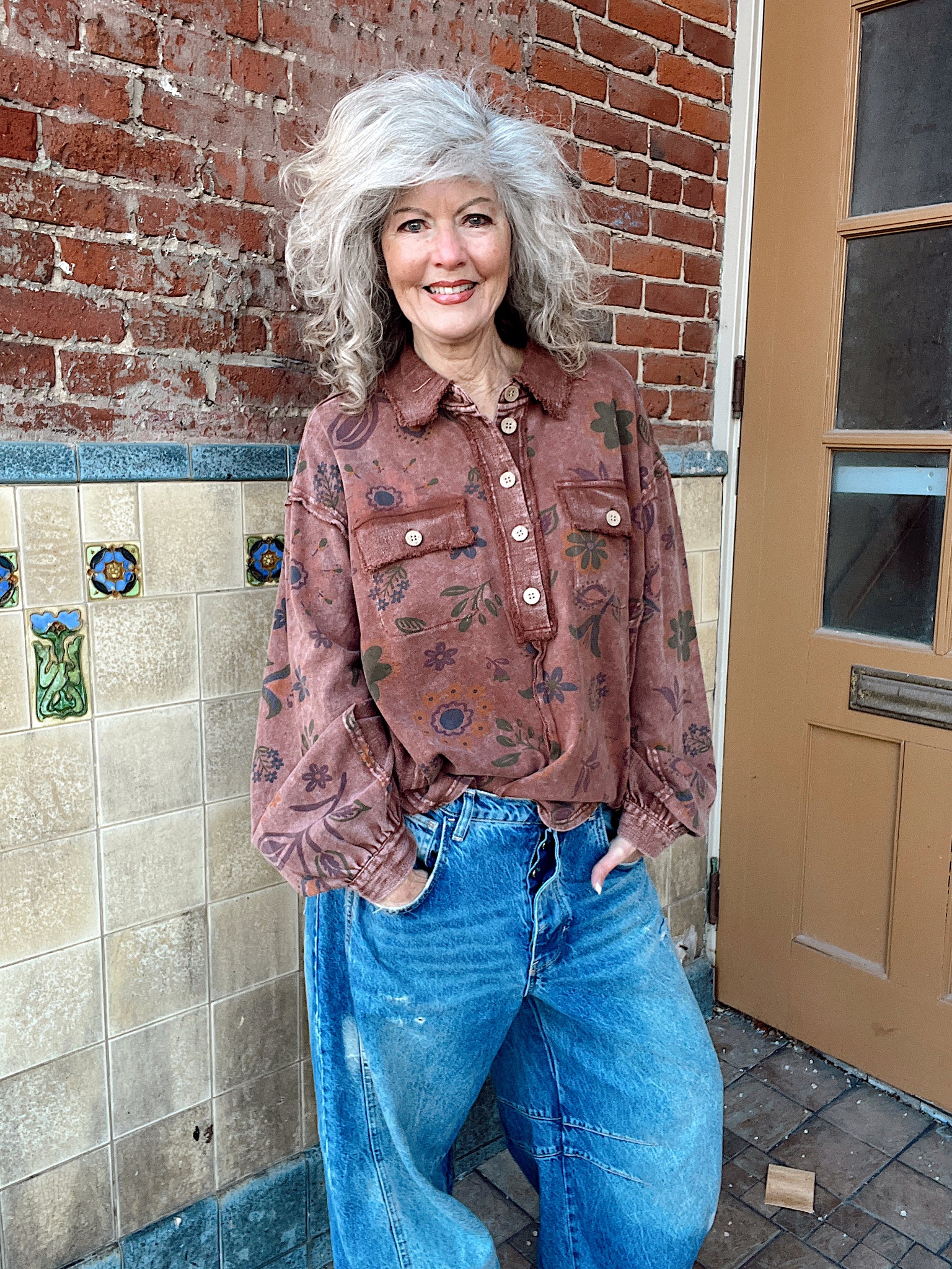 Flower Power Pullover