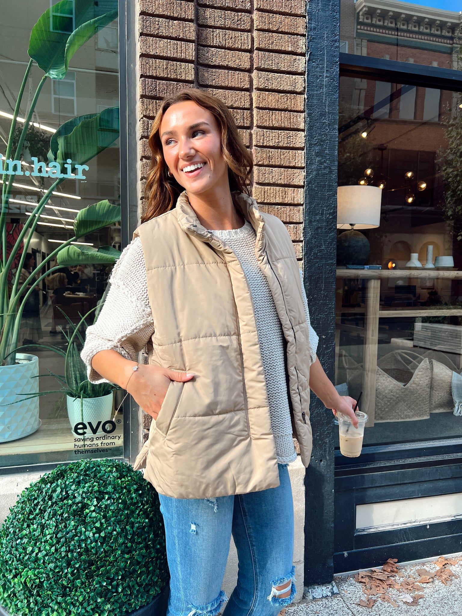 Fairmount Mocha Puffer Vest