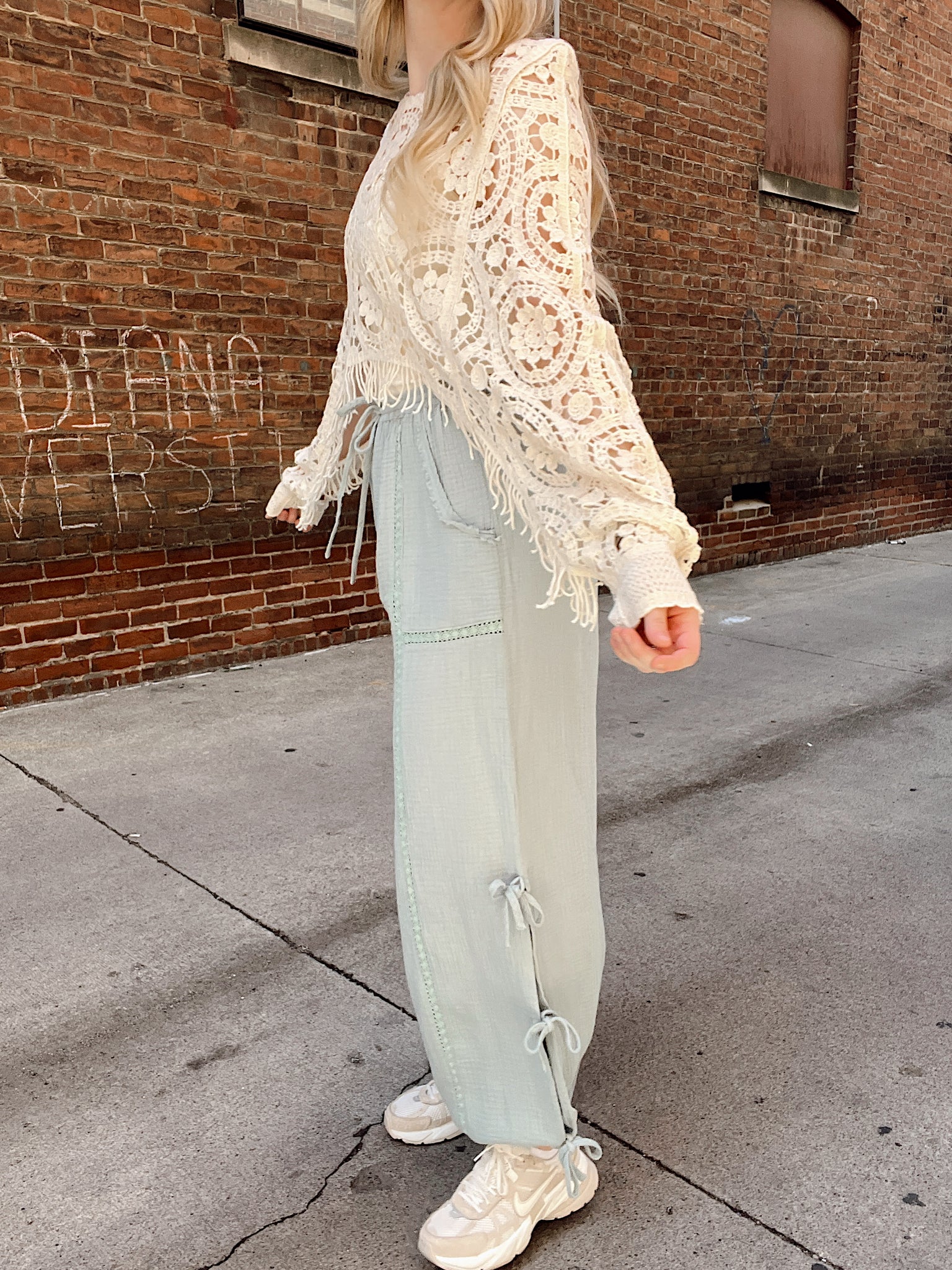 Fly Free Wide Leg Pants